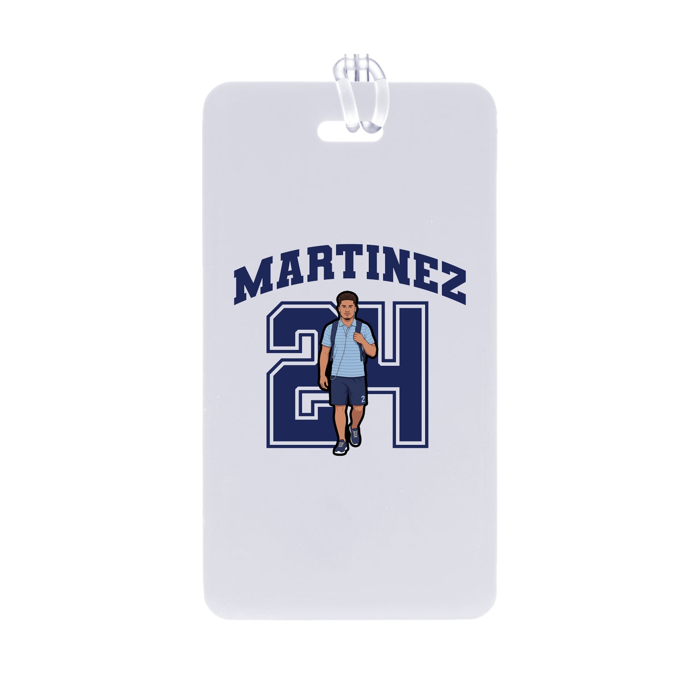 Bag Tag — Number in Classic