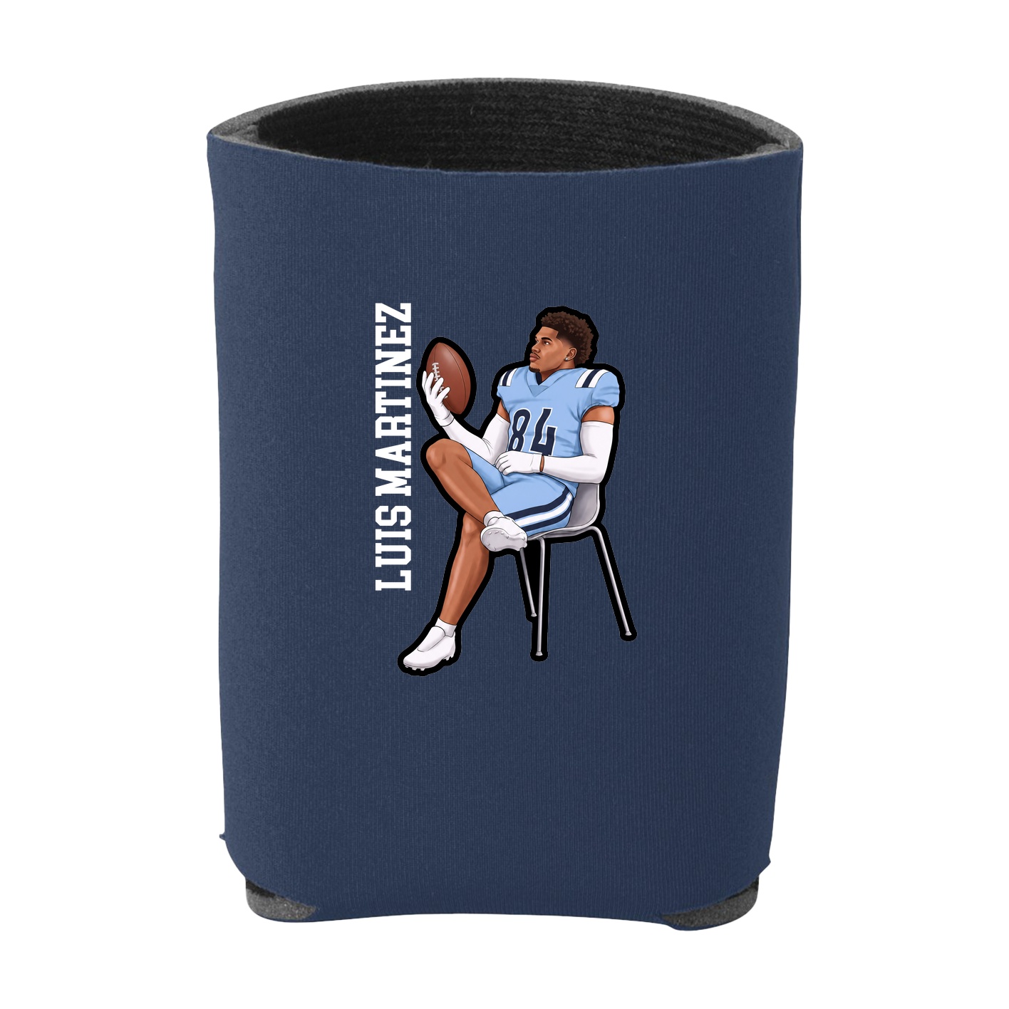 Can Holder — Name Vertical in Navy
