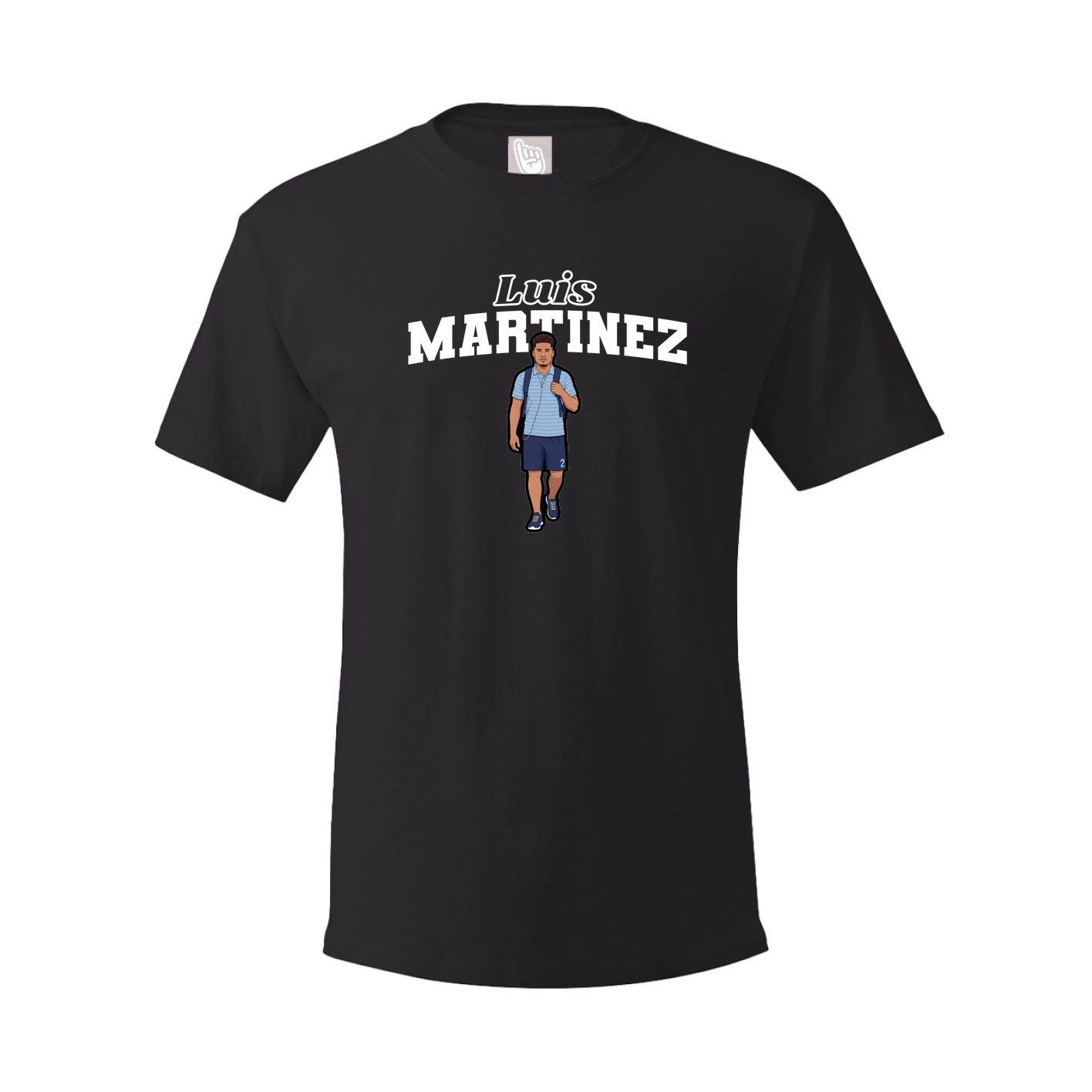 Youth Tee — Name Arch in Black