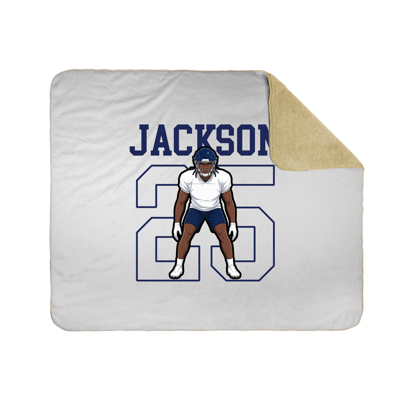 50x60 Sherpa Lined Throw Blanket