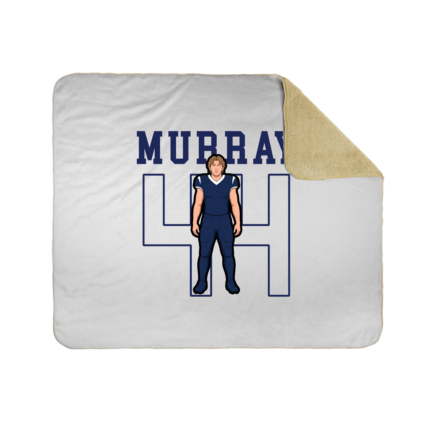 Throw Blanket — Shirsey in White