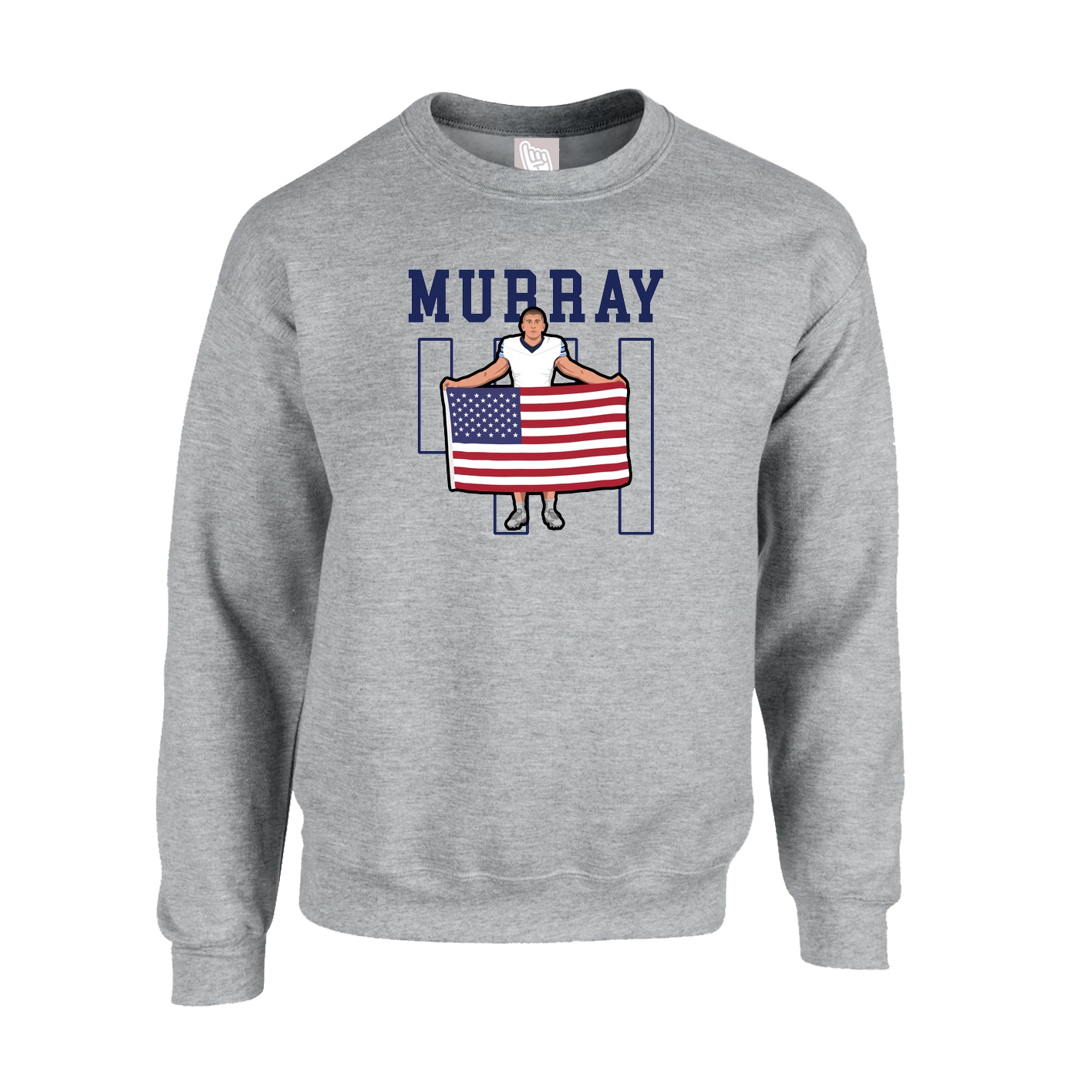 Fleece Crew — Shirsey in Grey