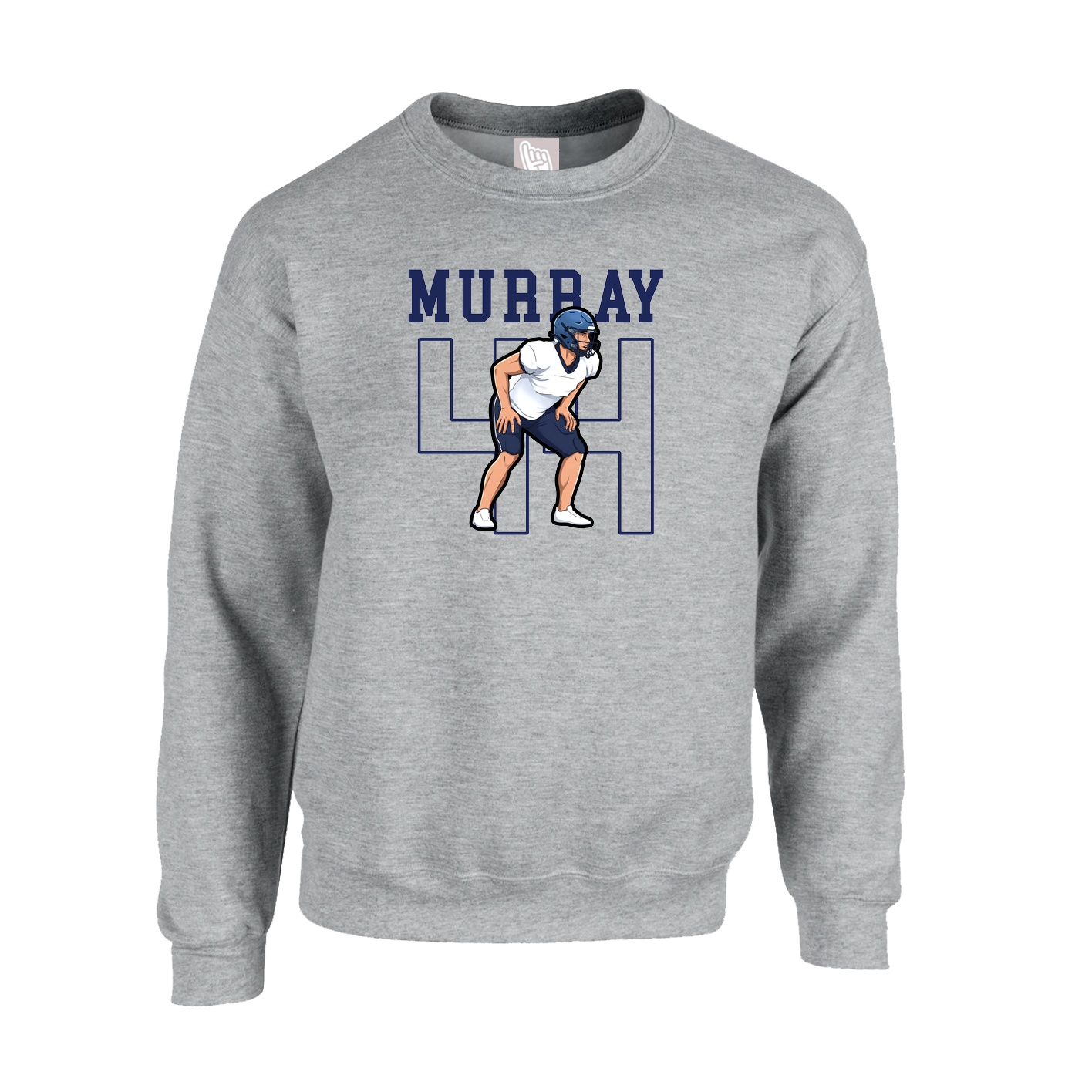 Fleece Crew — Shirsey in Grey