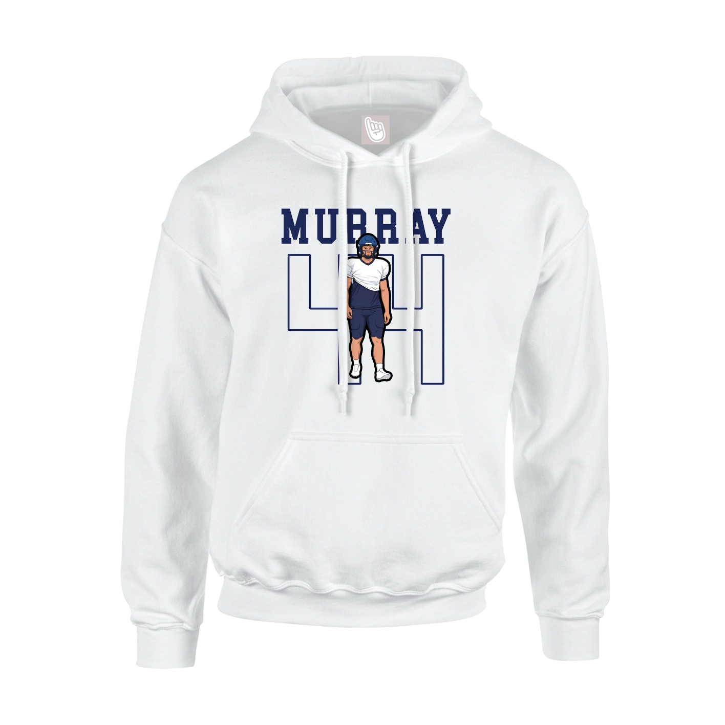 Hoodie — Shirsey in White