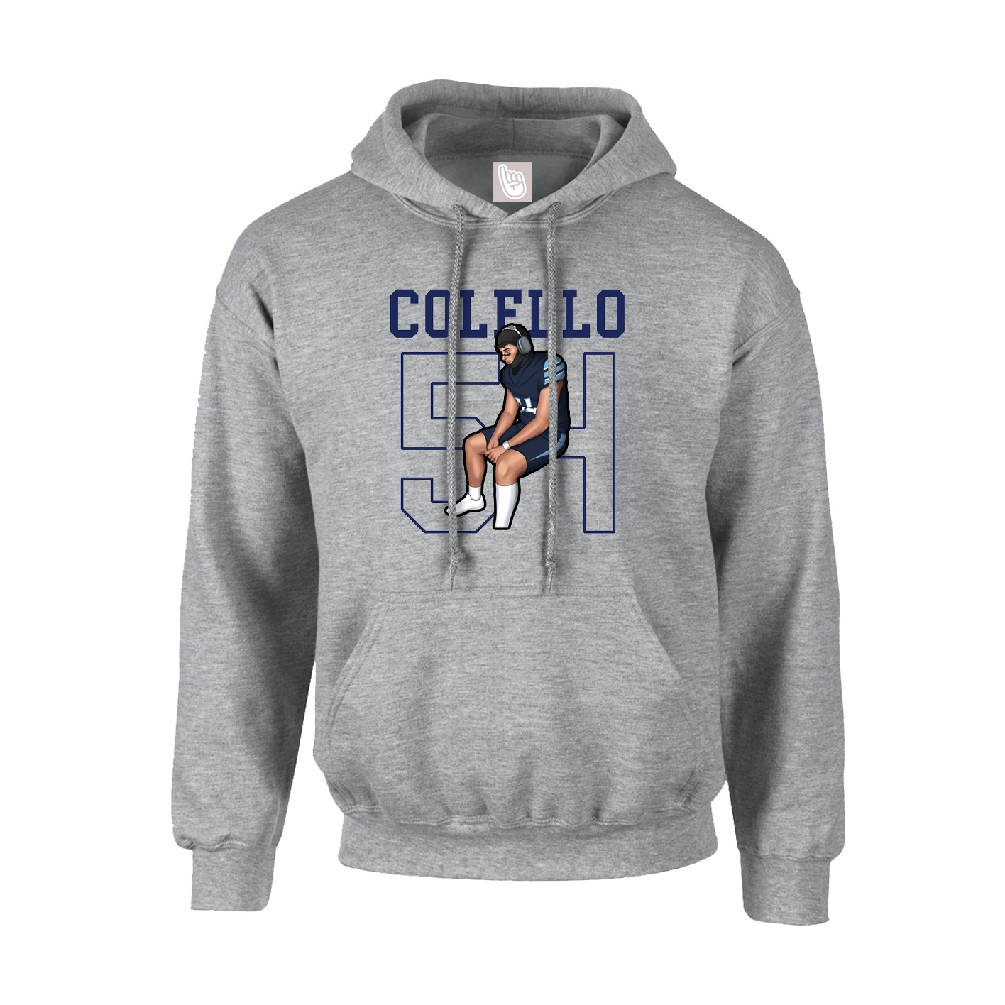 Hoodie — Shirsey in Grey