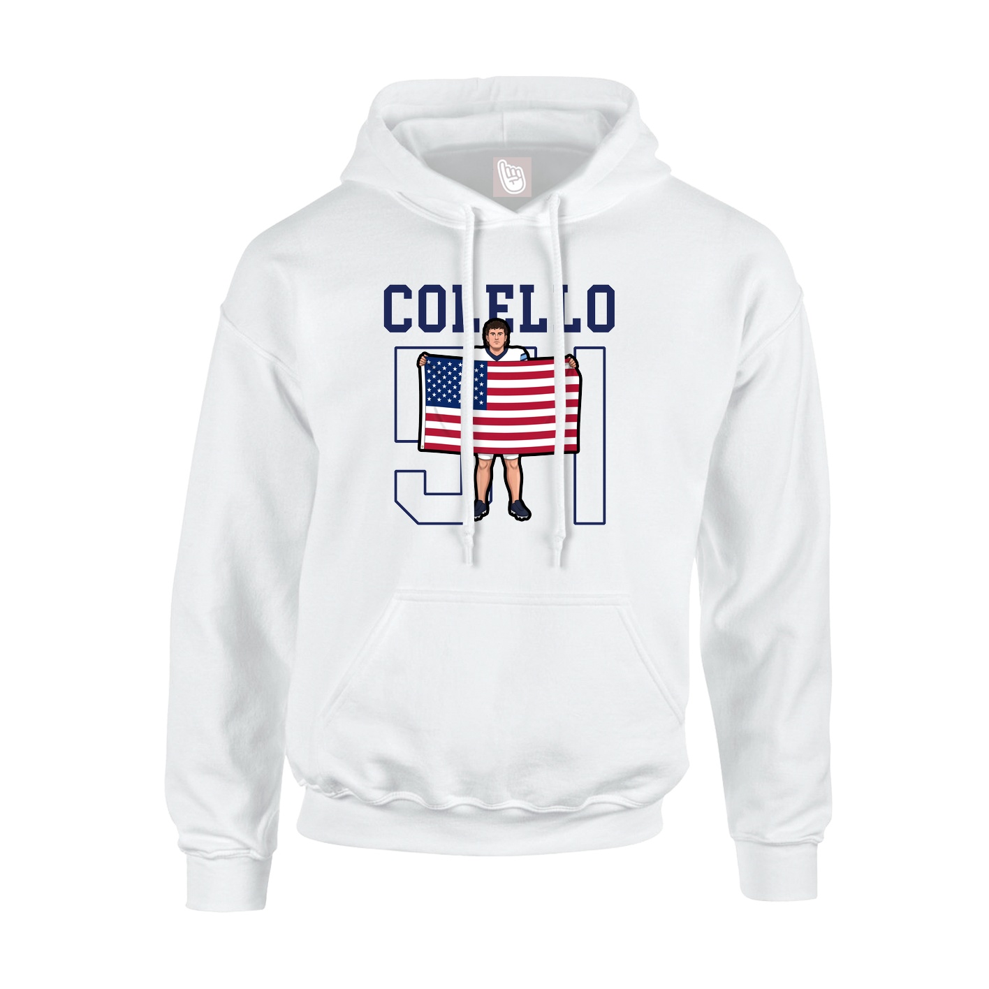 Youth Hoodie — Shirsey in White
