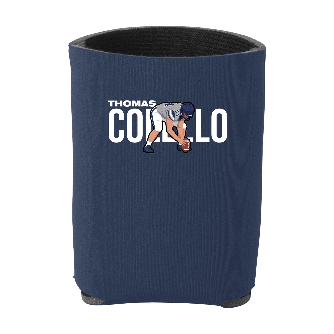 Can Holder — Player Name in Navy