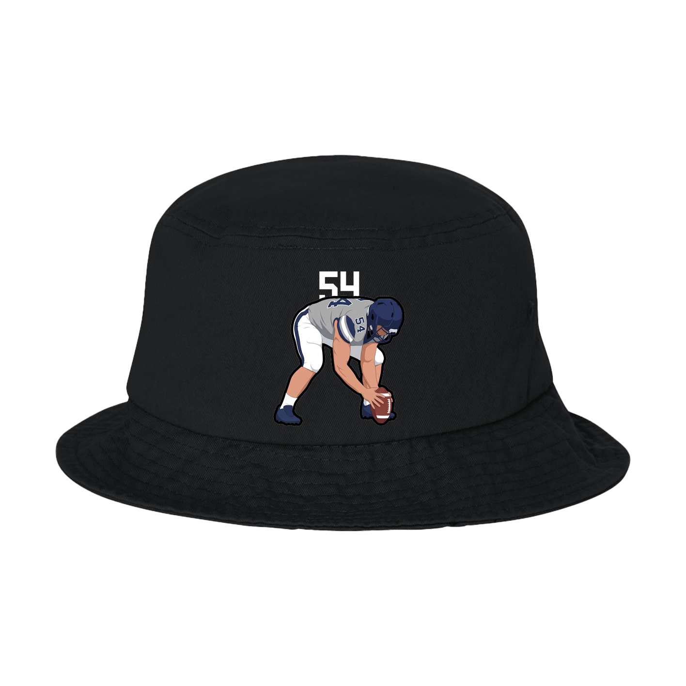 Bucket Cap — Number Top in Black