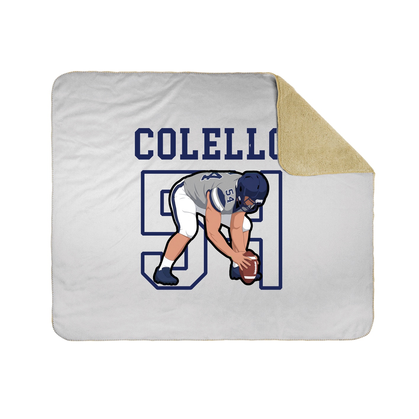 Throw Blanket — Shirsey in White