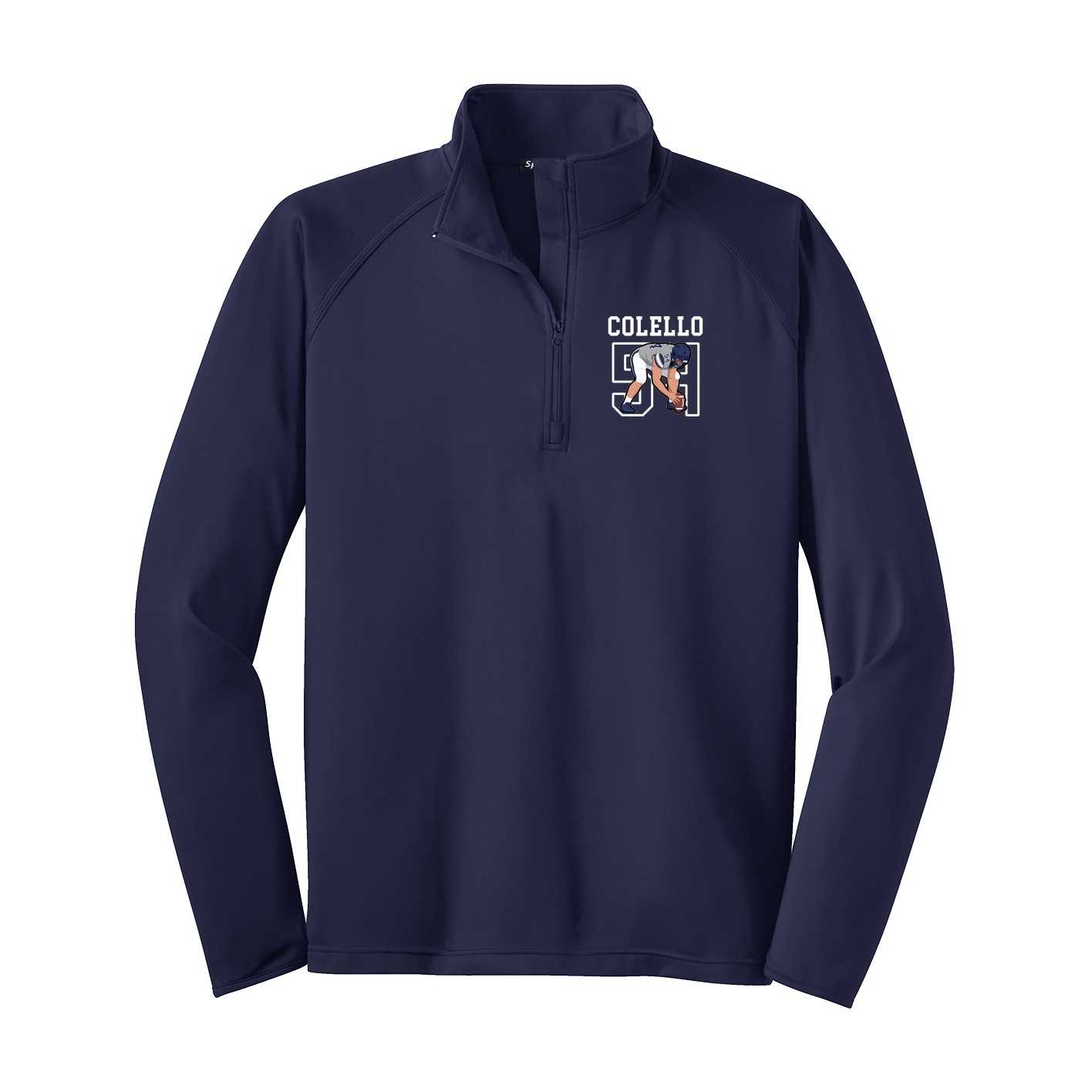 Q-Zip Pullover — Shirsey in Navy