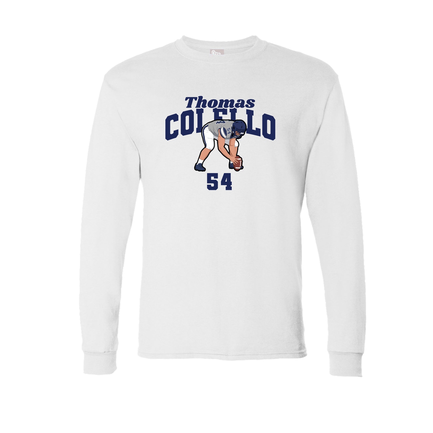 Long Sleeve Tee — Signature Arch in White