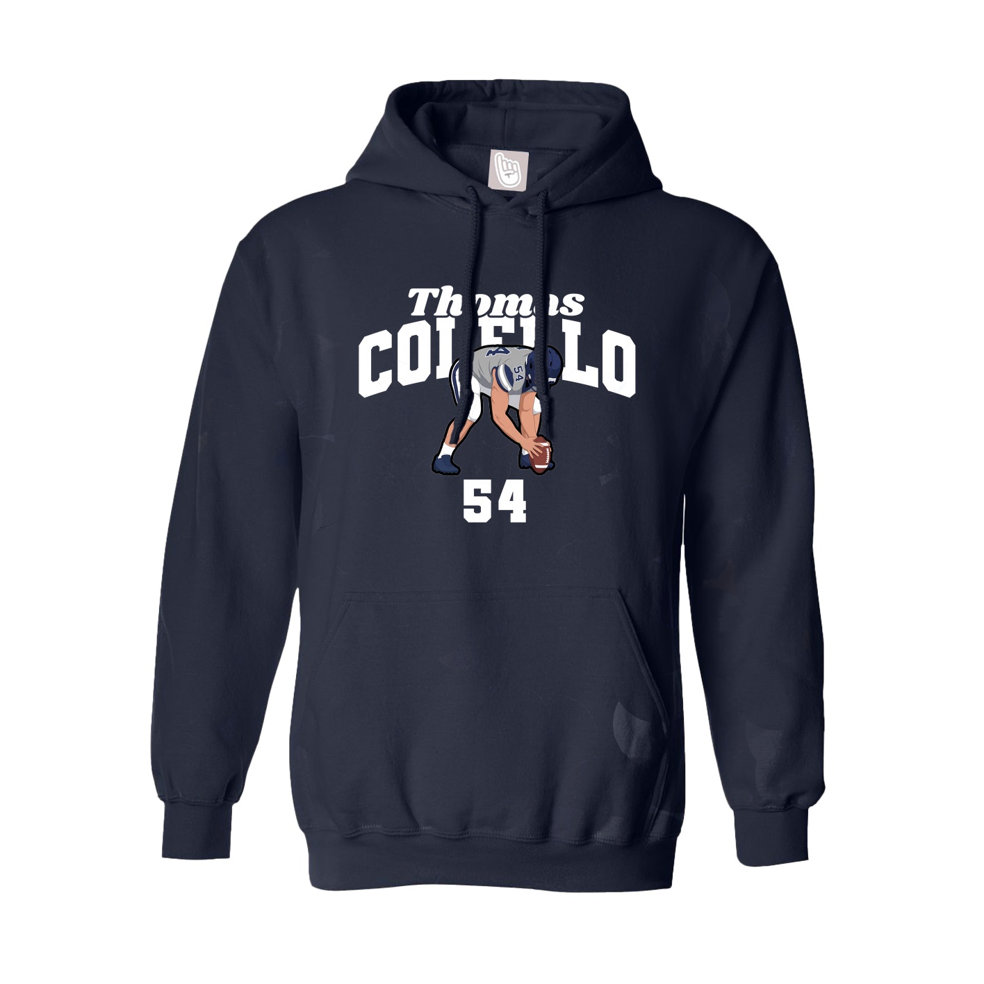 Hoodie — Signature Arch in Navy