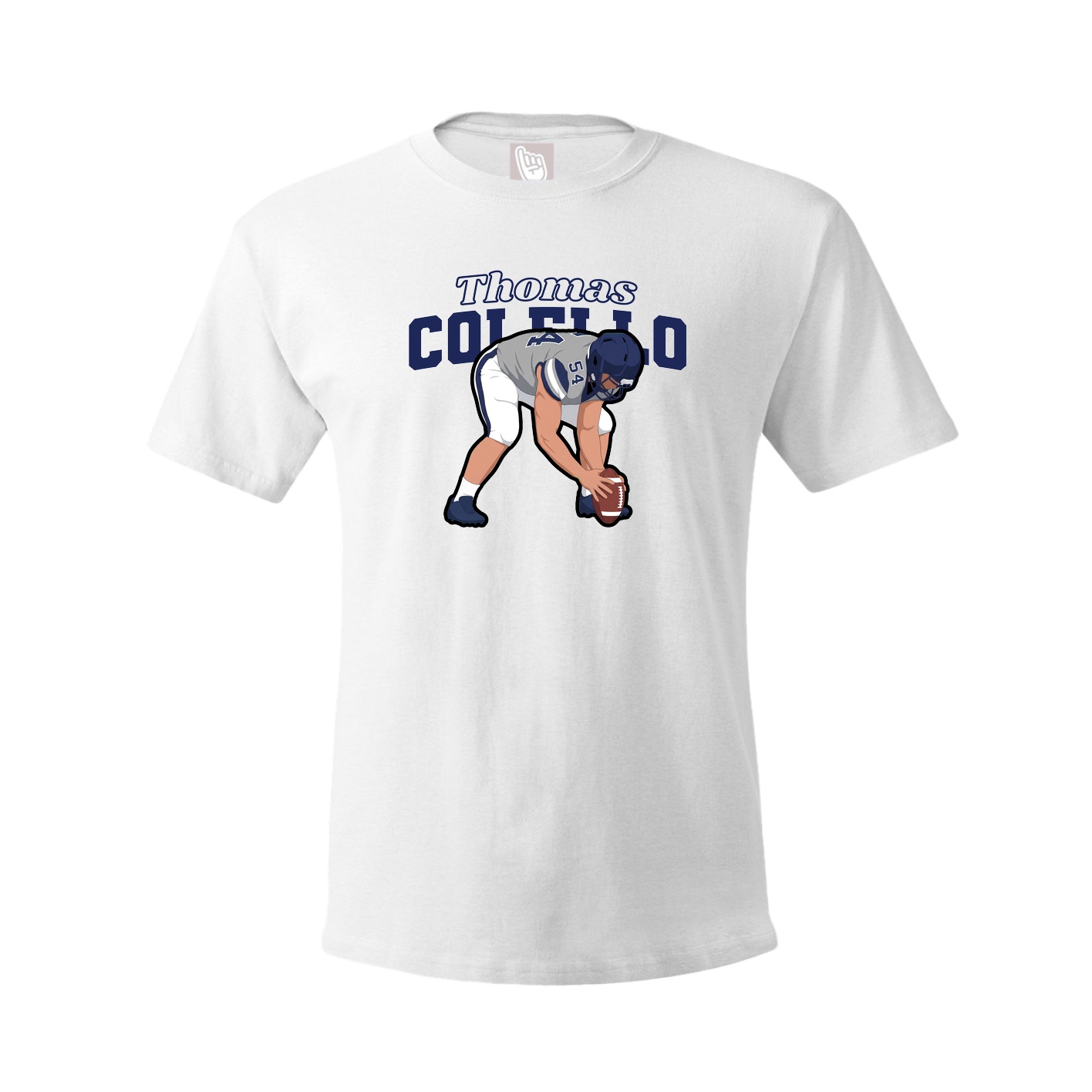 Tee — Name Arch in White