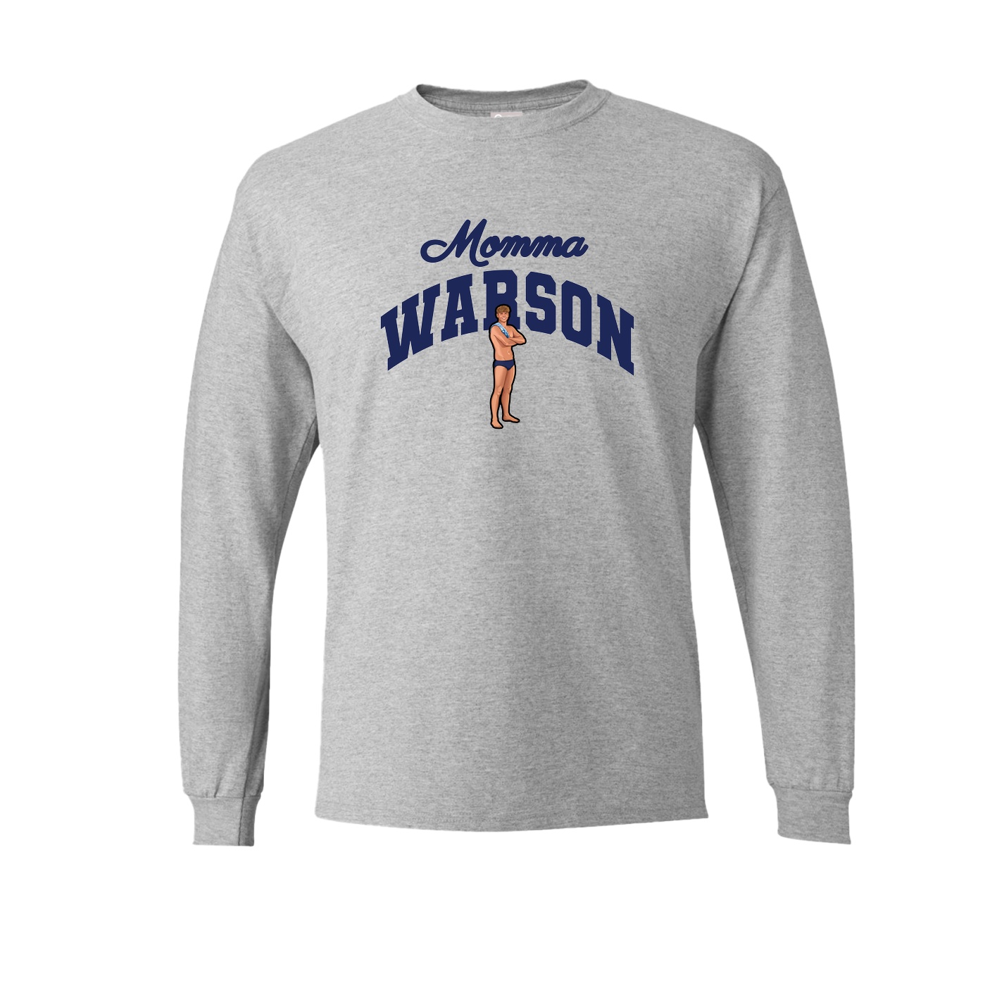 Long Sleeve Tee — Mothers Day Arch in Grey