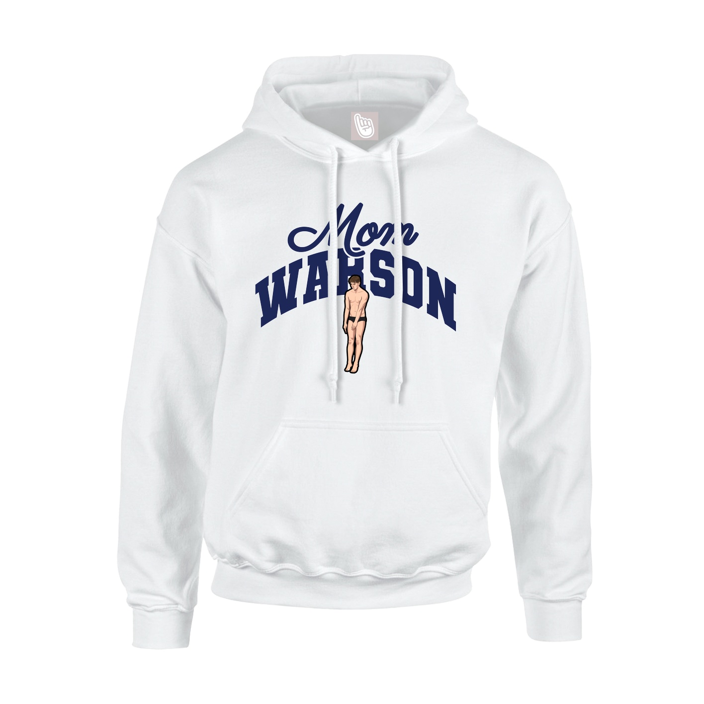 Hoodie — Mothers Day Arch in White