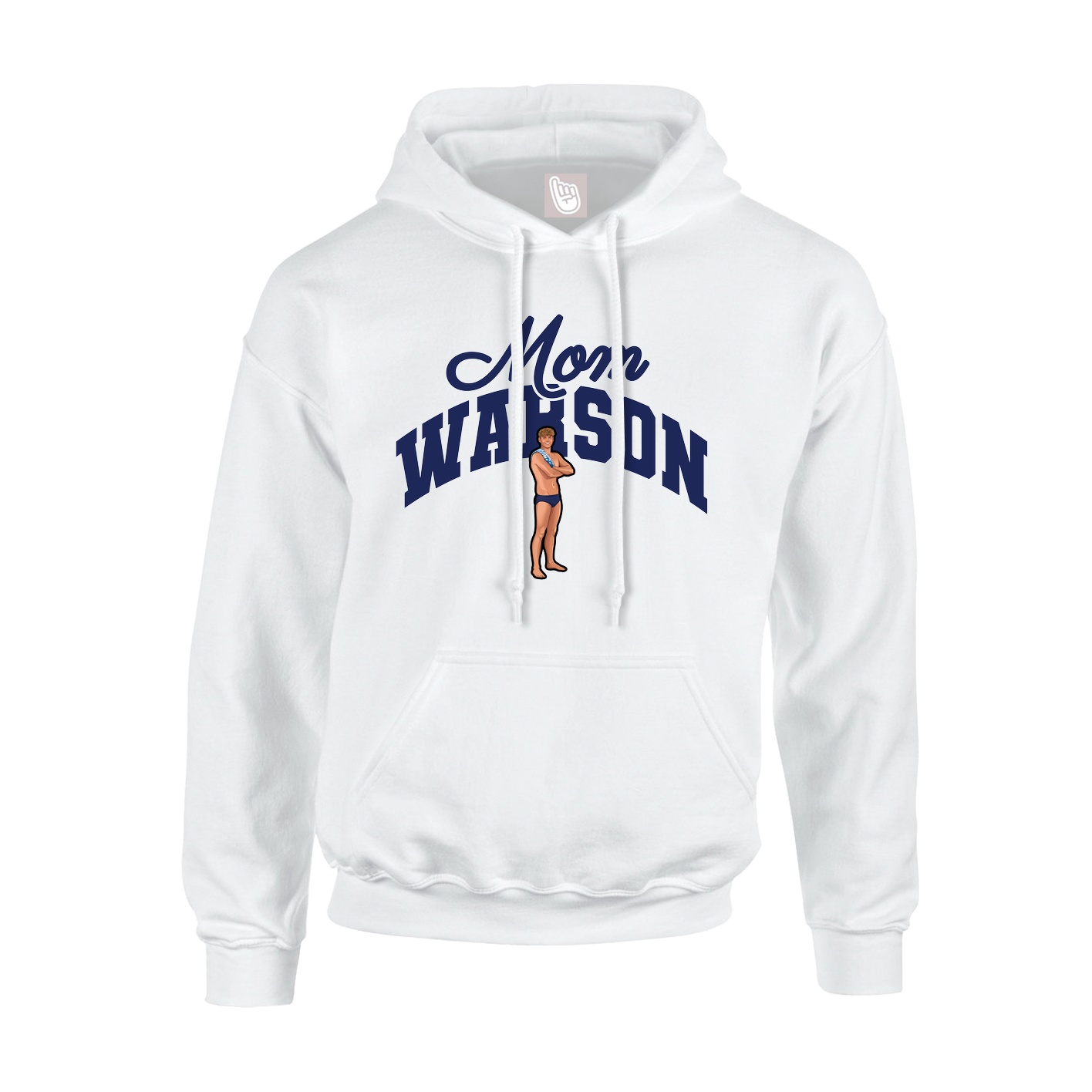 Youth Hoodie — Mothers Day Arch in White