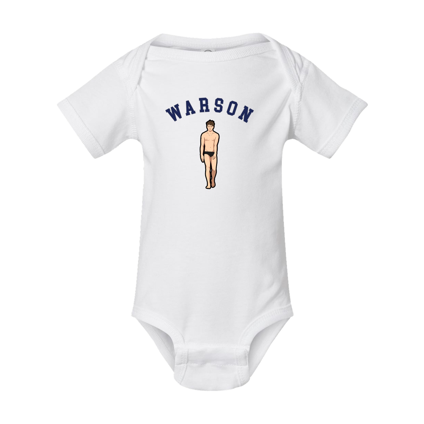 Baby Onesie — Shirsey Arch in White