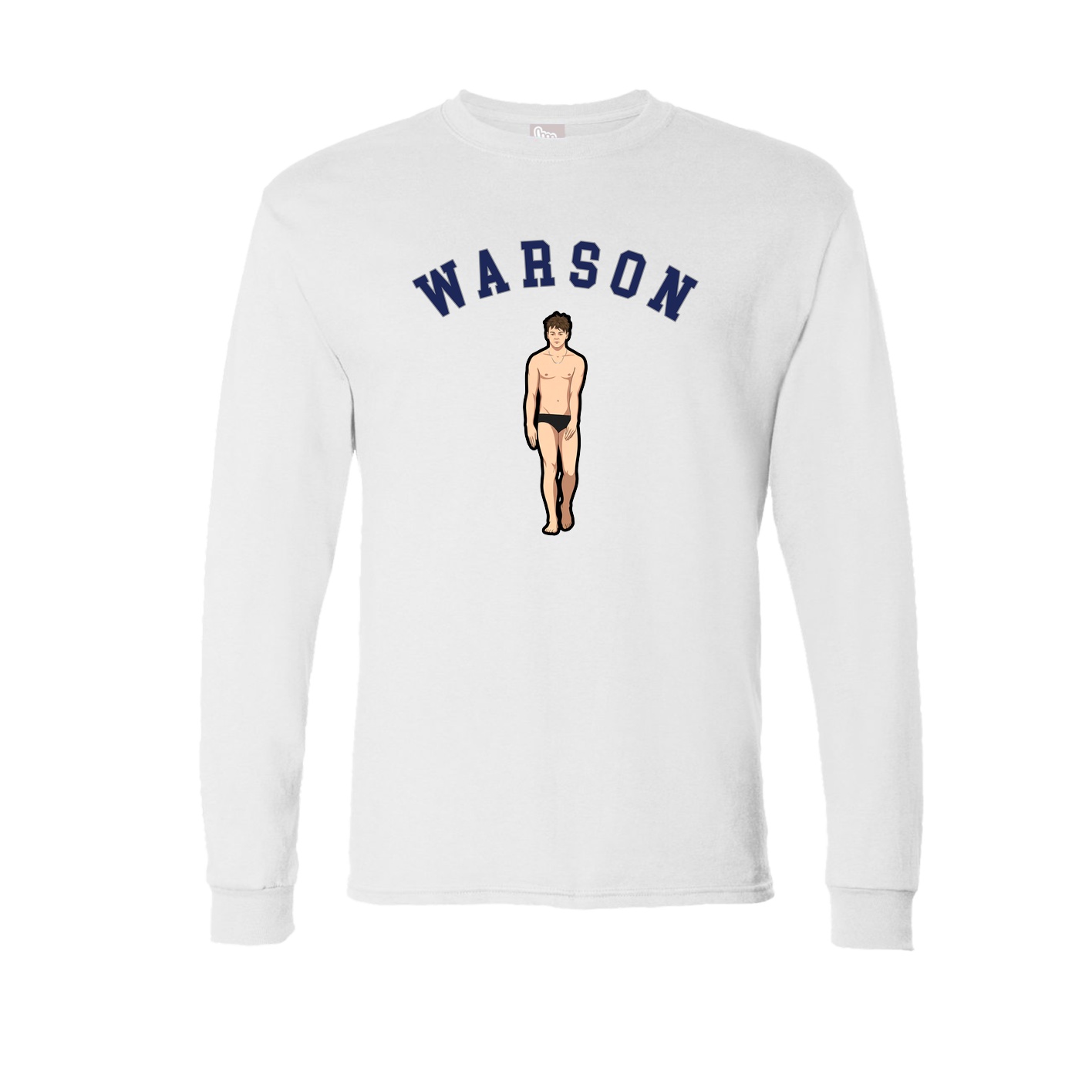 Long Sleeve Tee — Shirsey Arch in White
