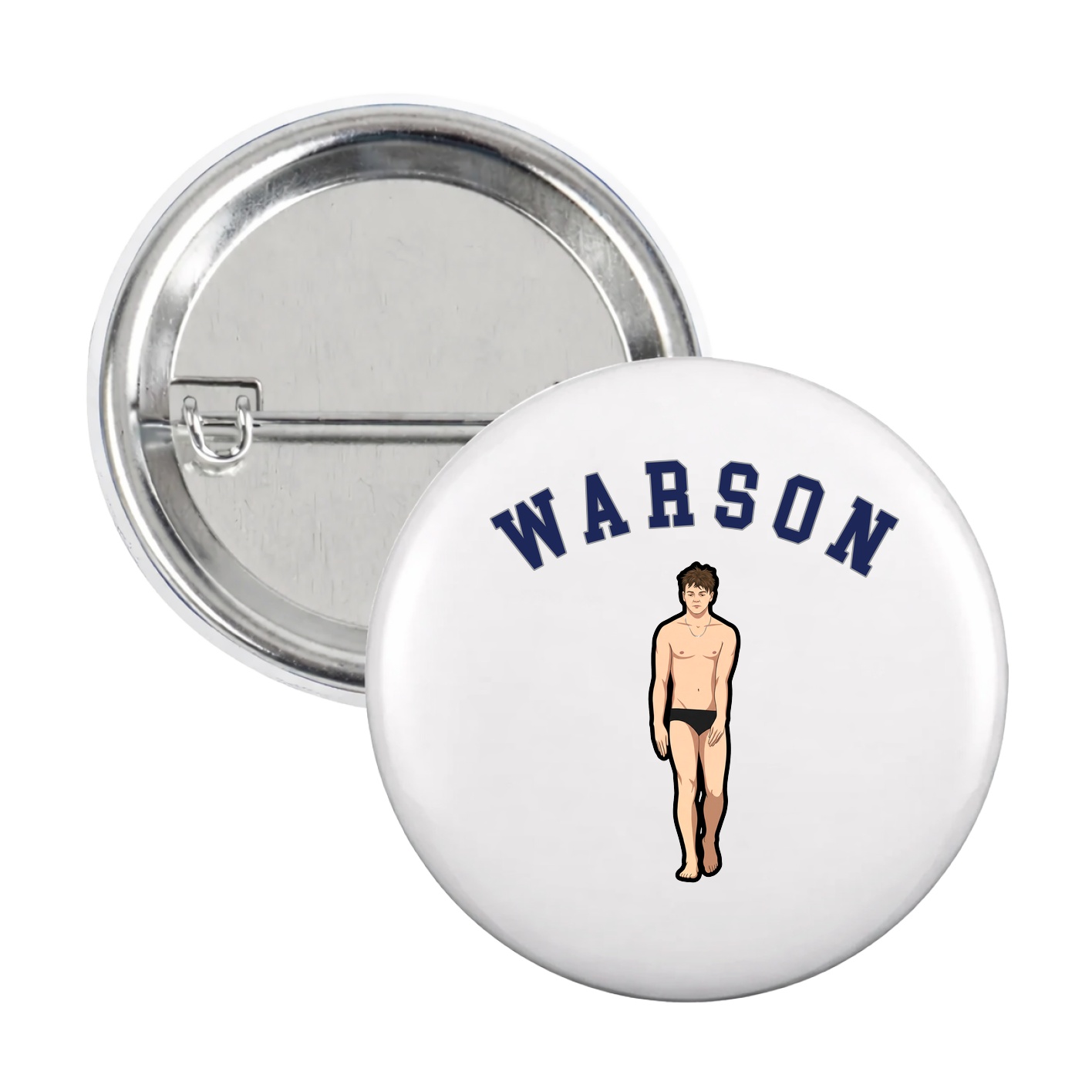 Game Day Button — Shirsey Arch in White