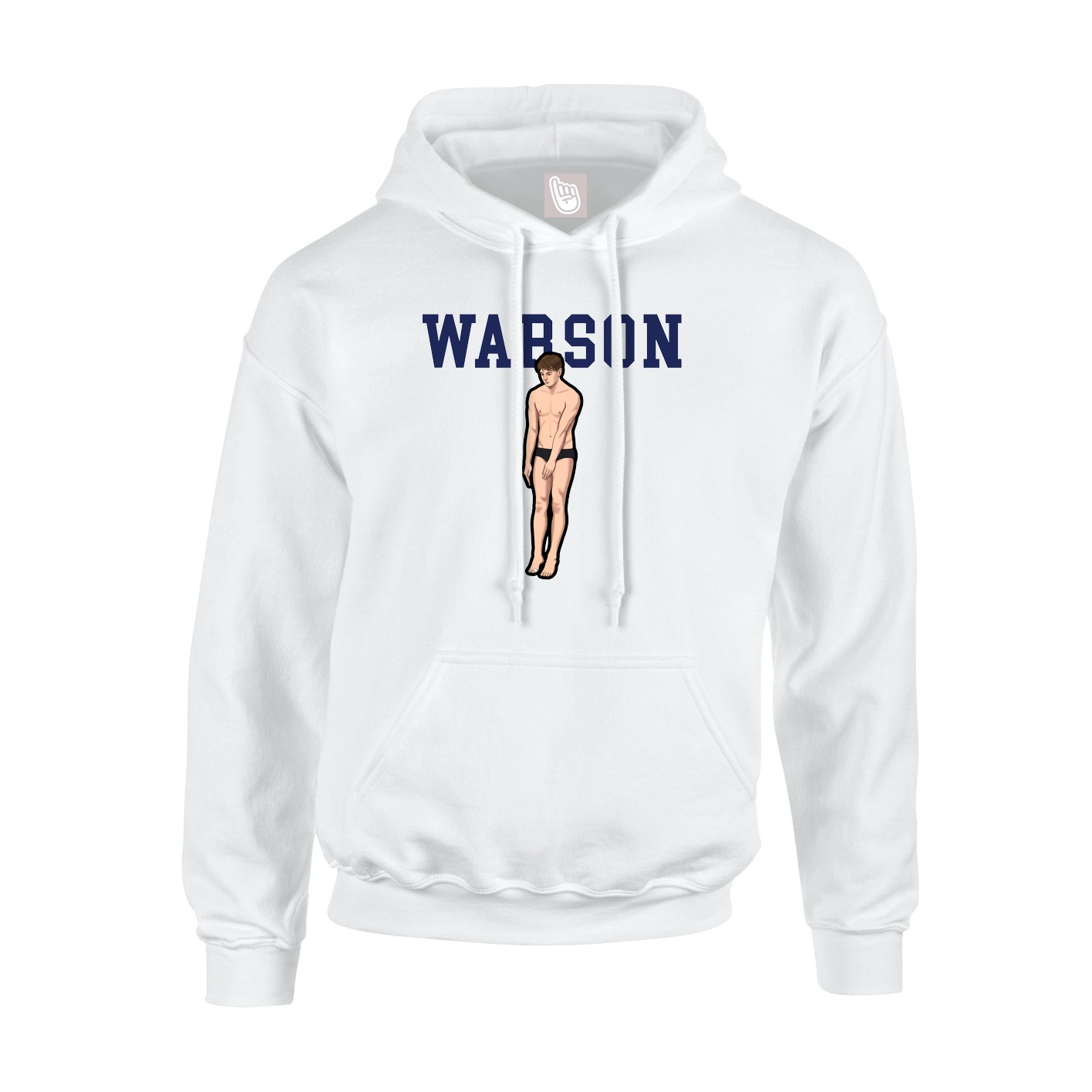 Hoodie — Shirsey in White