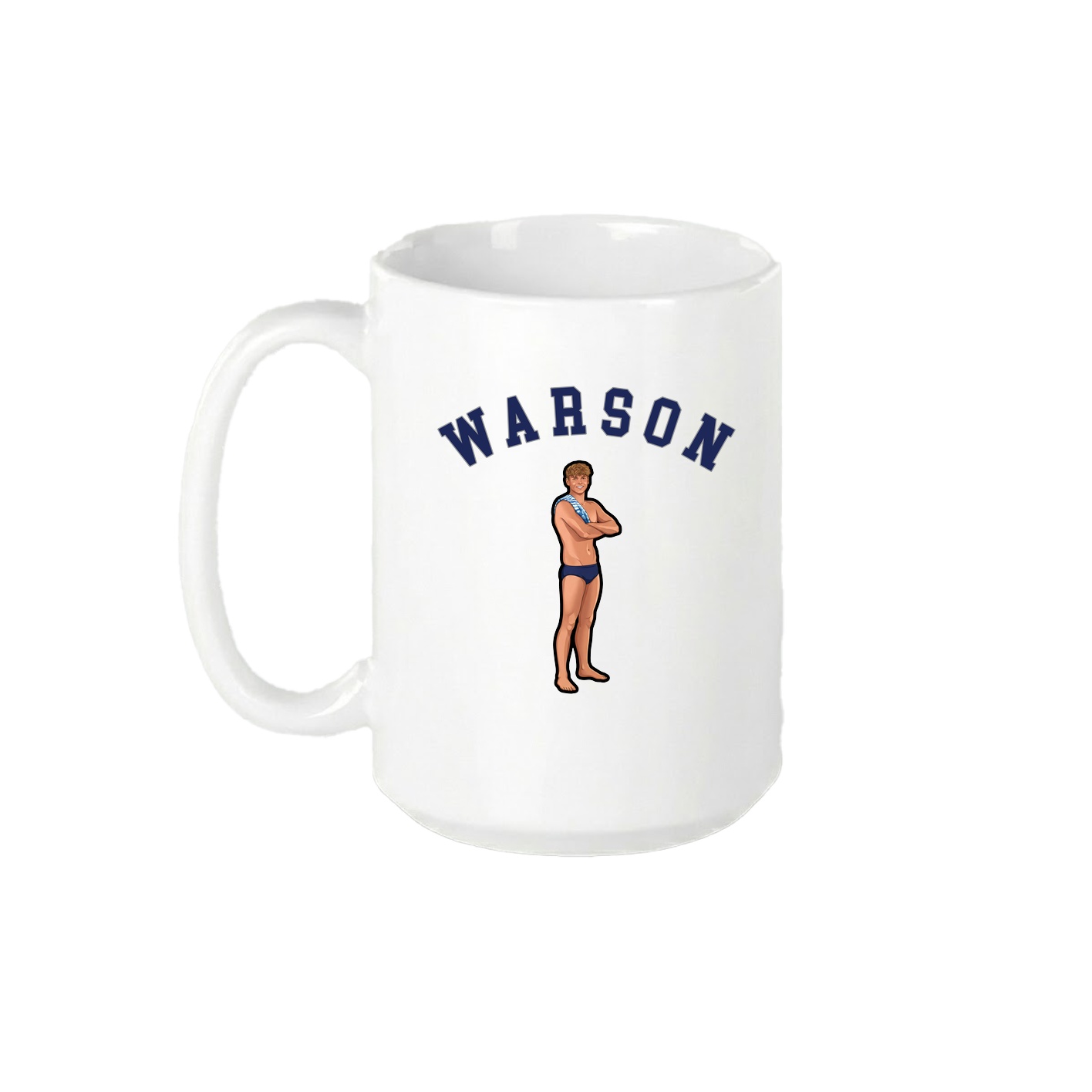 15oz Coffee Mug — Shirsey Arch in White