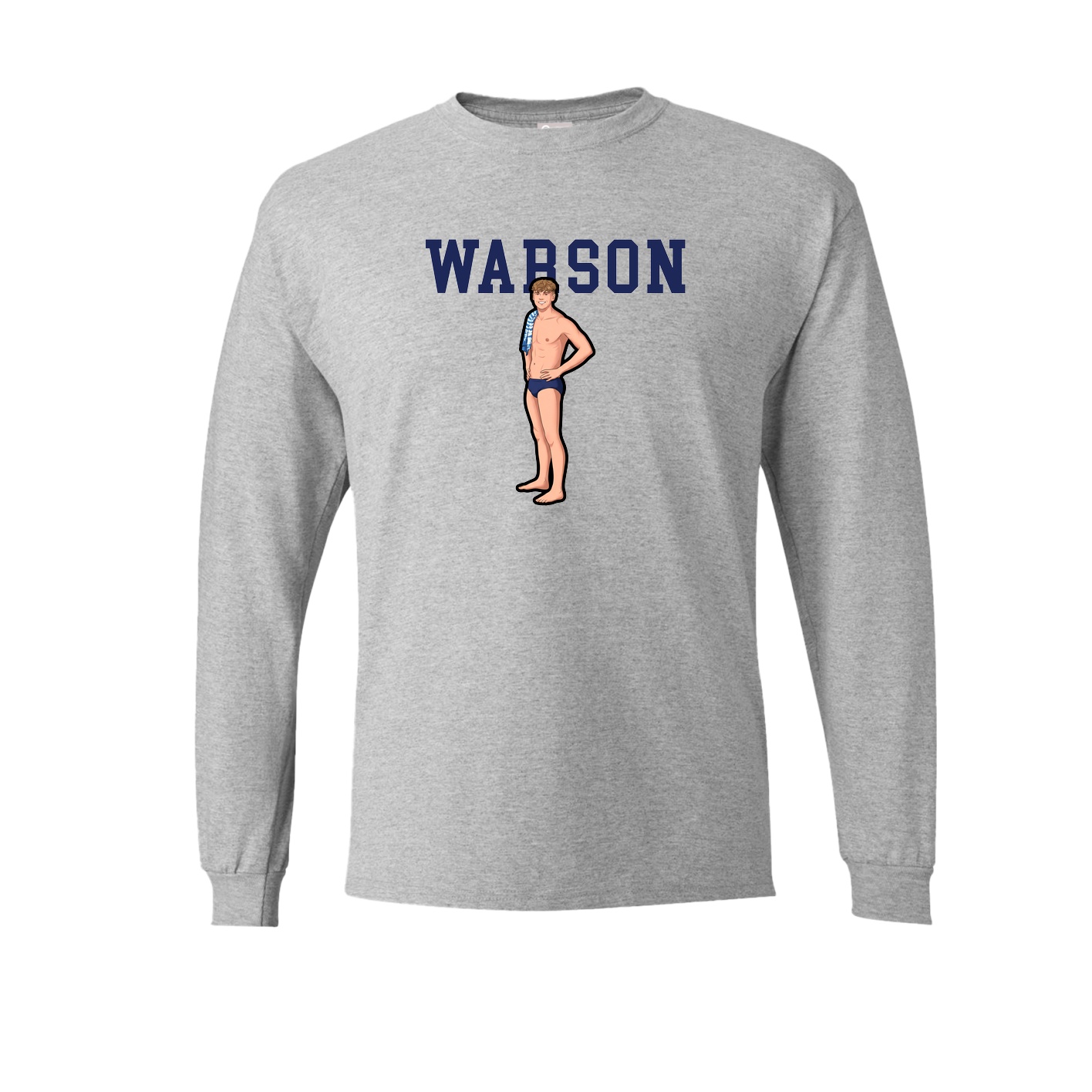 Long Sleeve Tee — Shirsey in Grey