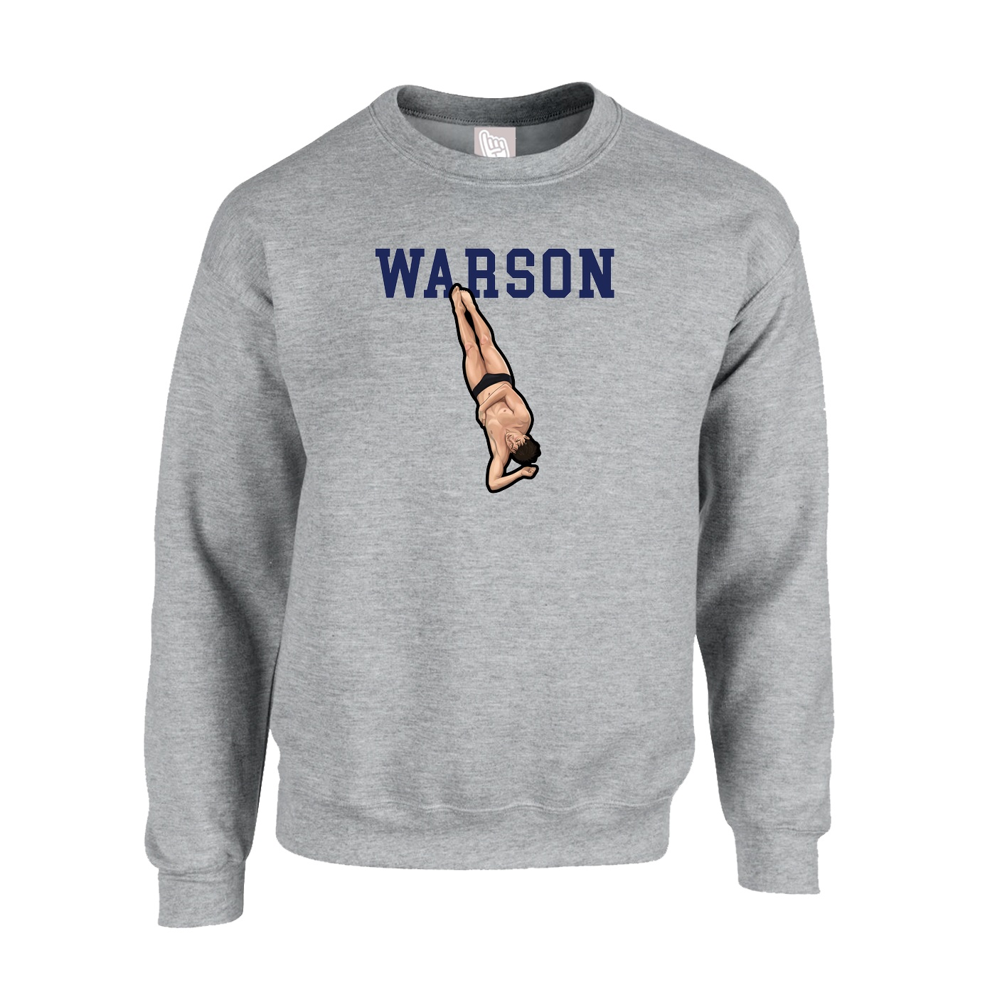 Fleece Crew — Shirsey in Grey