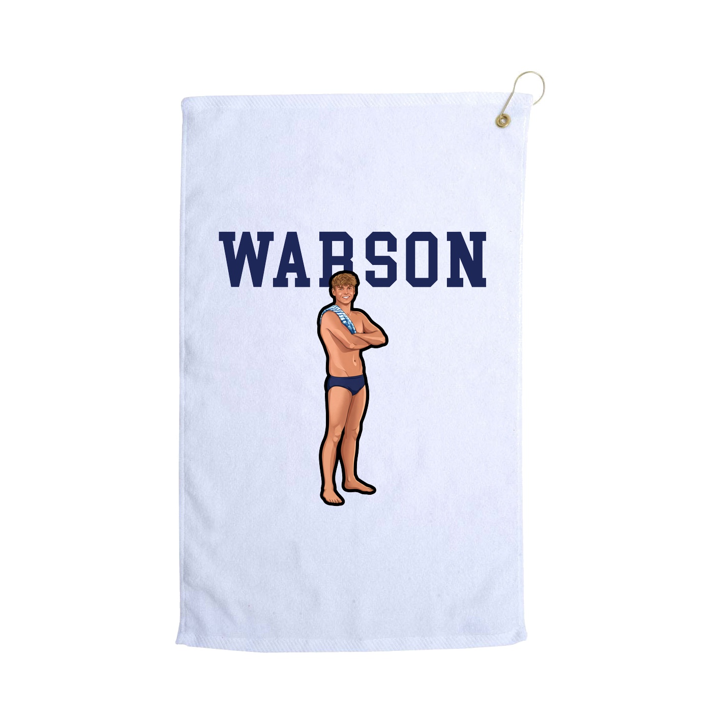 Golf Towel — Shirsey in White