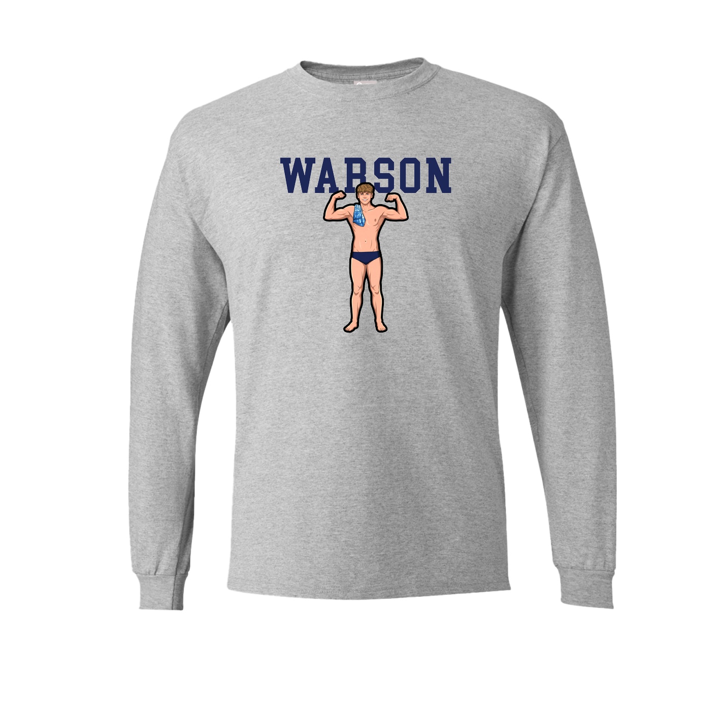 Long Sleeve Tee — Shirsey in Grey