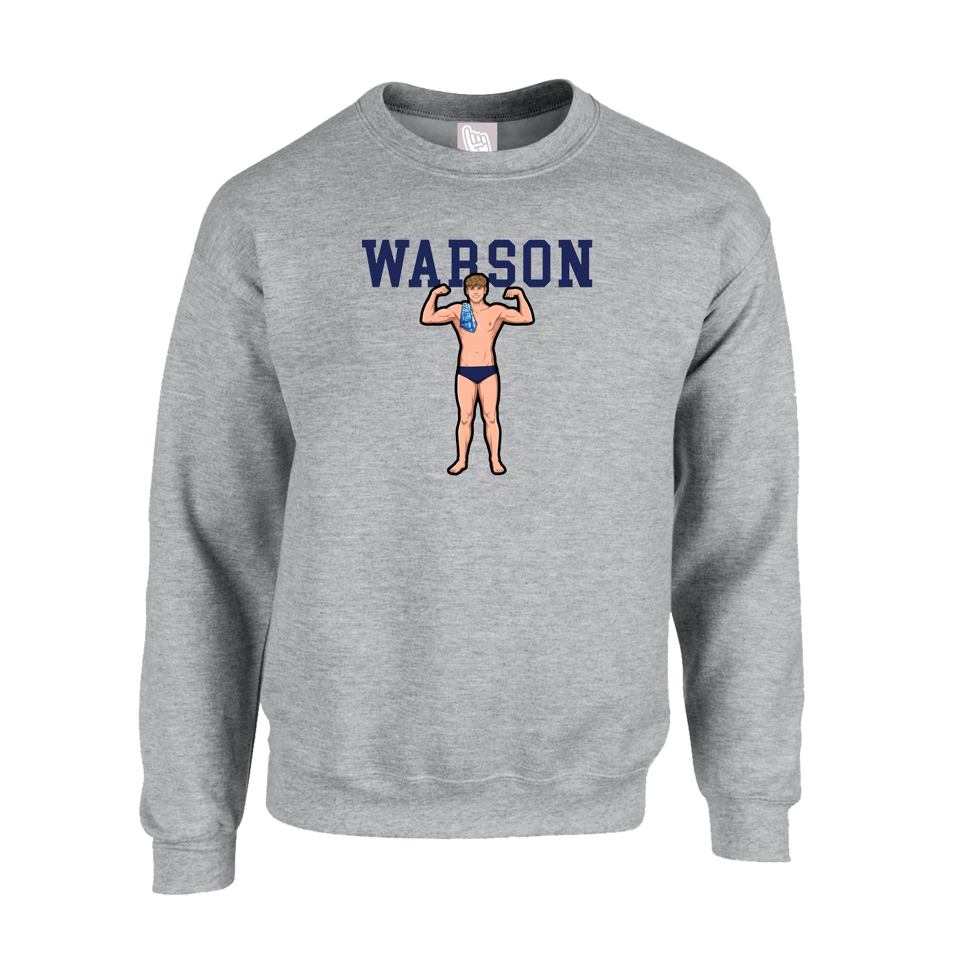 Fleece Crew — Shirsey in Grey