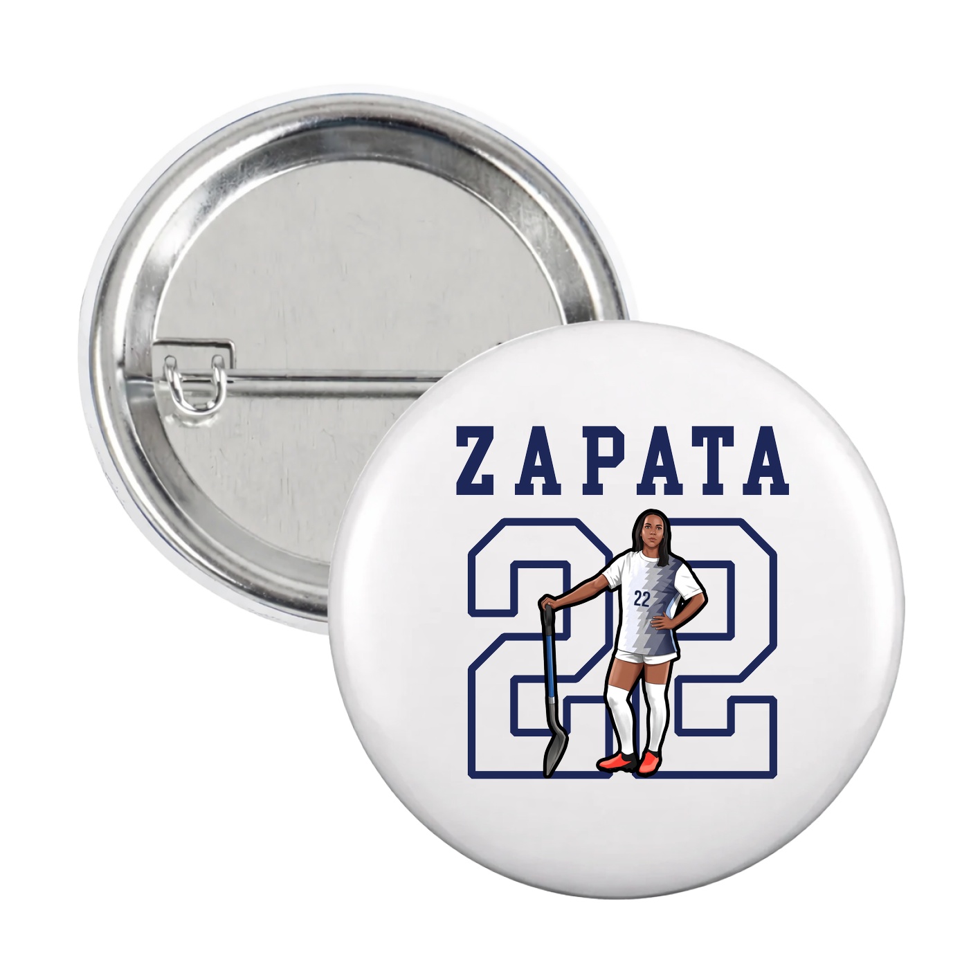 Game Day Button — Shirsey in White