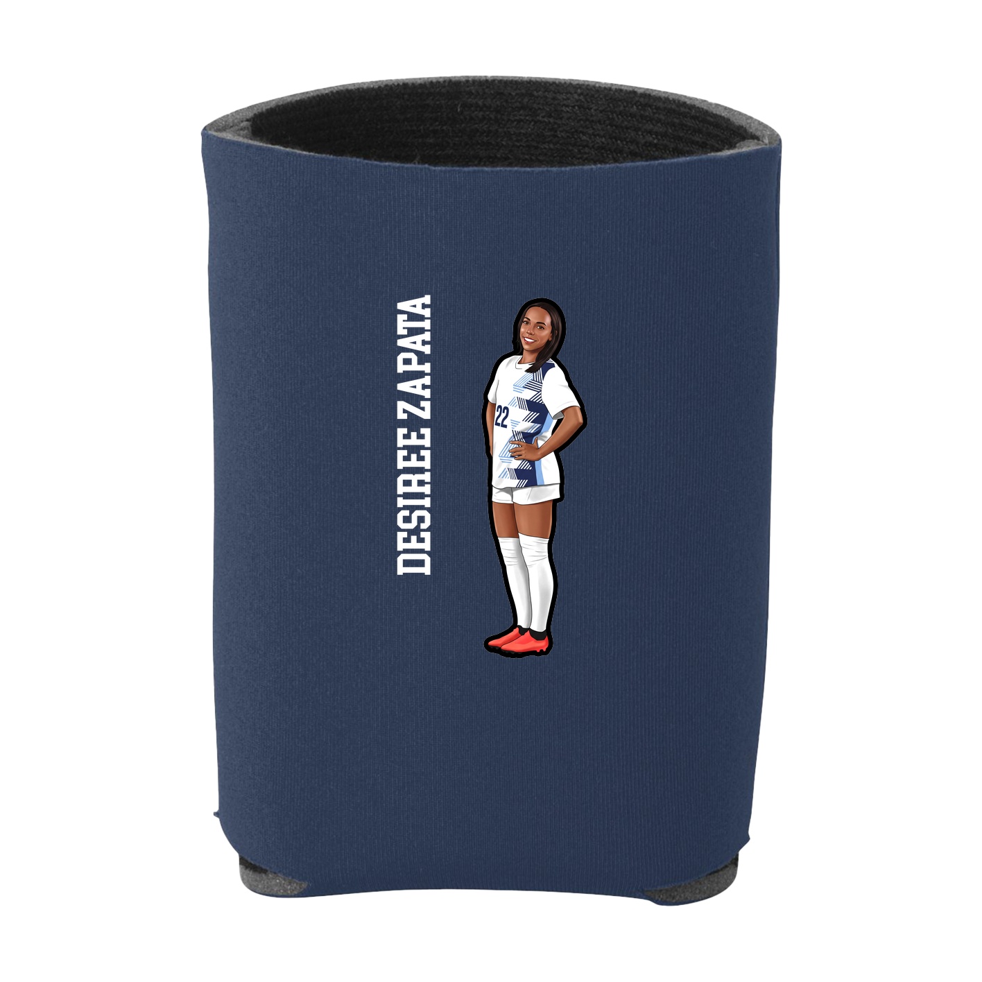 Can Holder — Name Vertical in Navy