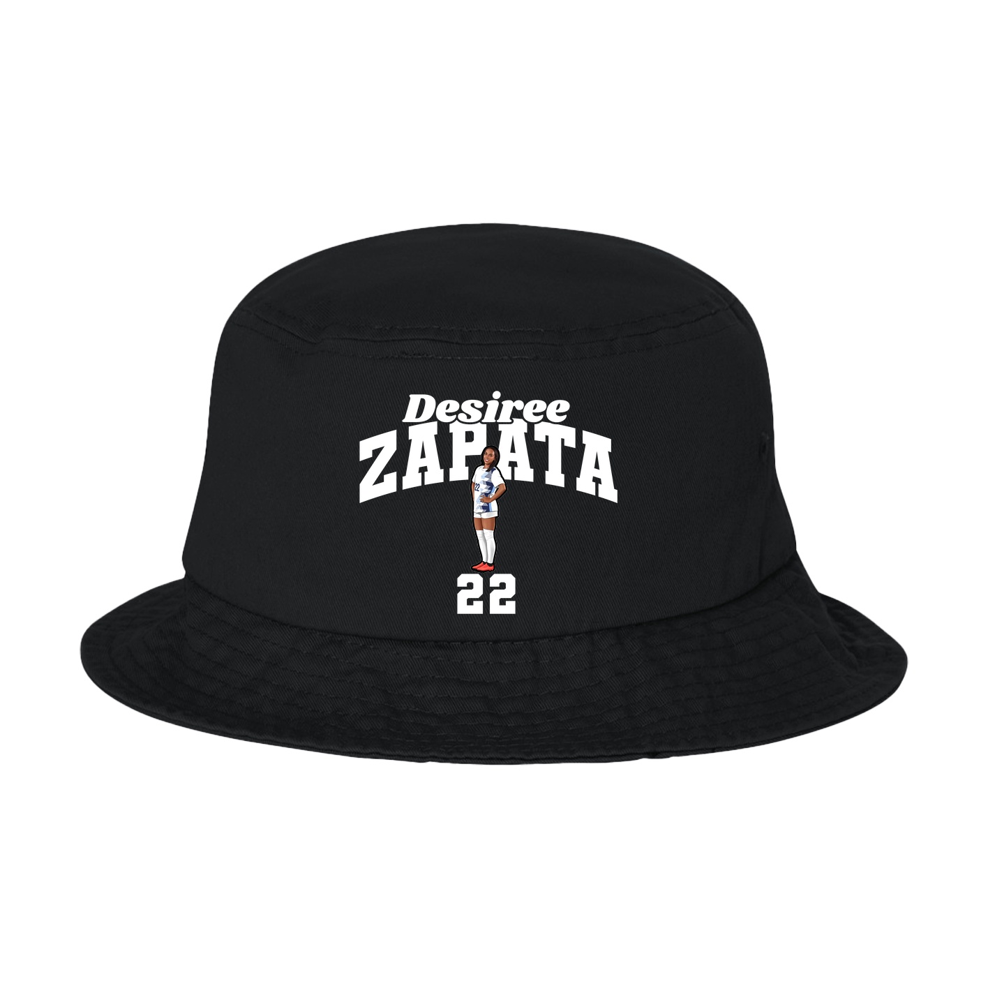 Bucket Cap — Signature Arch in Black
