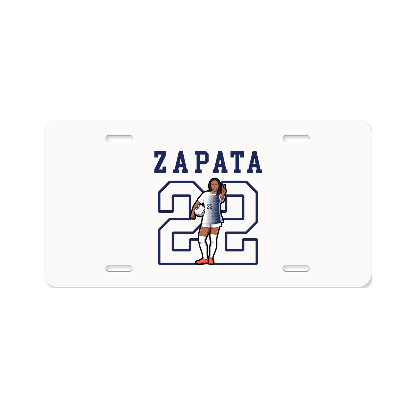 License Plate — Shirsey in Classic