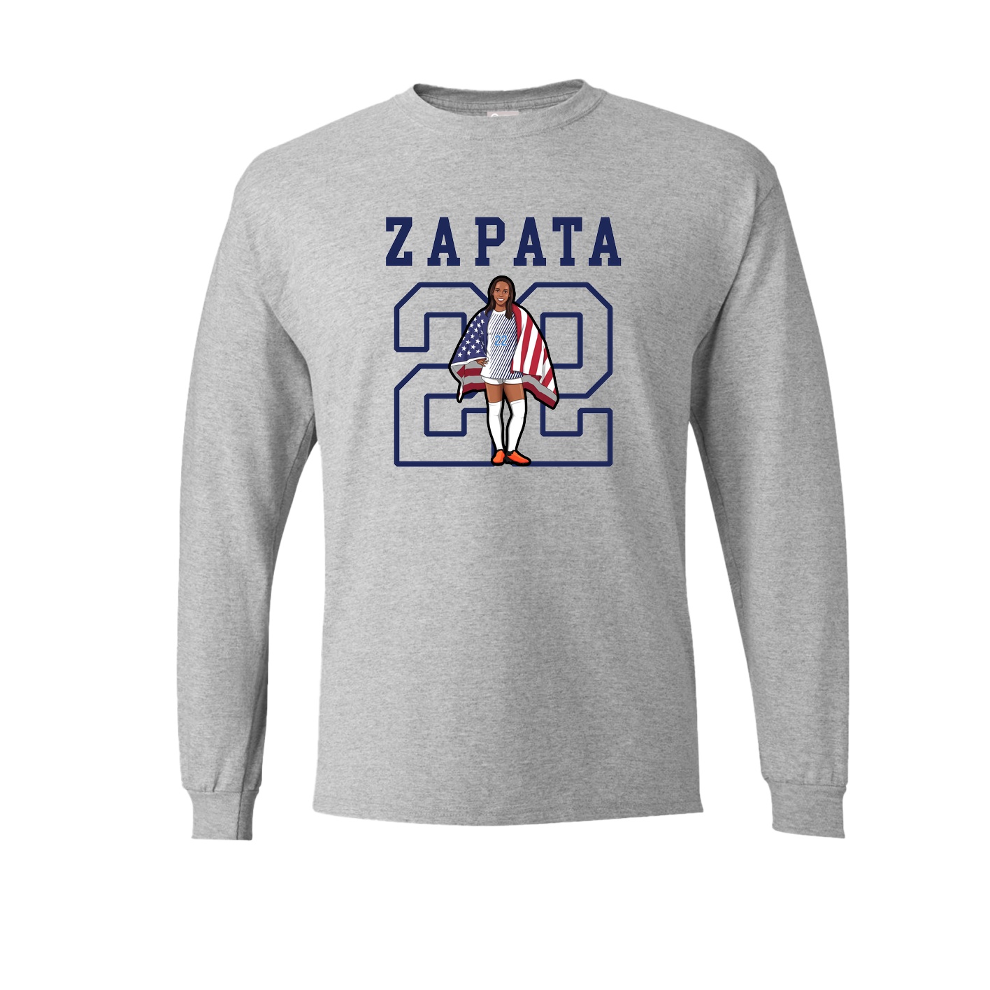 Long Sleeve Tee — Shirsey in Grey