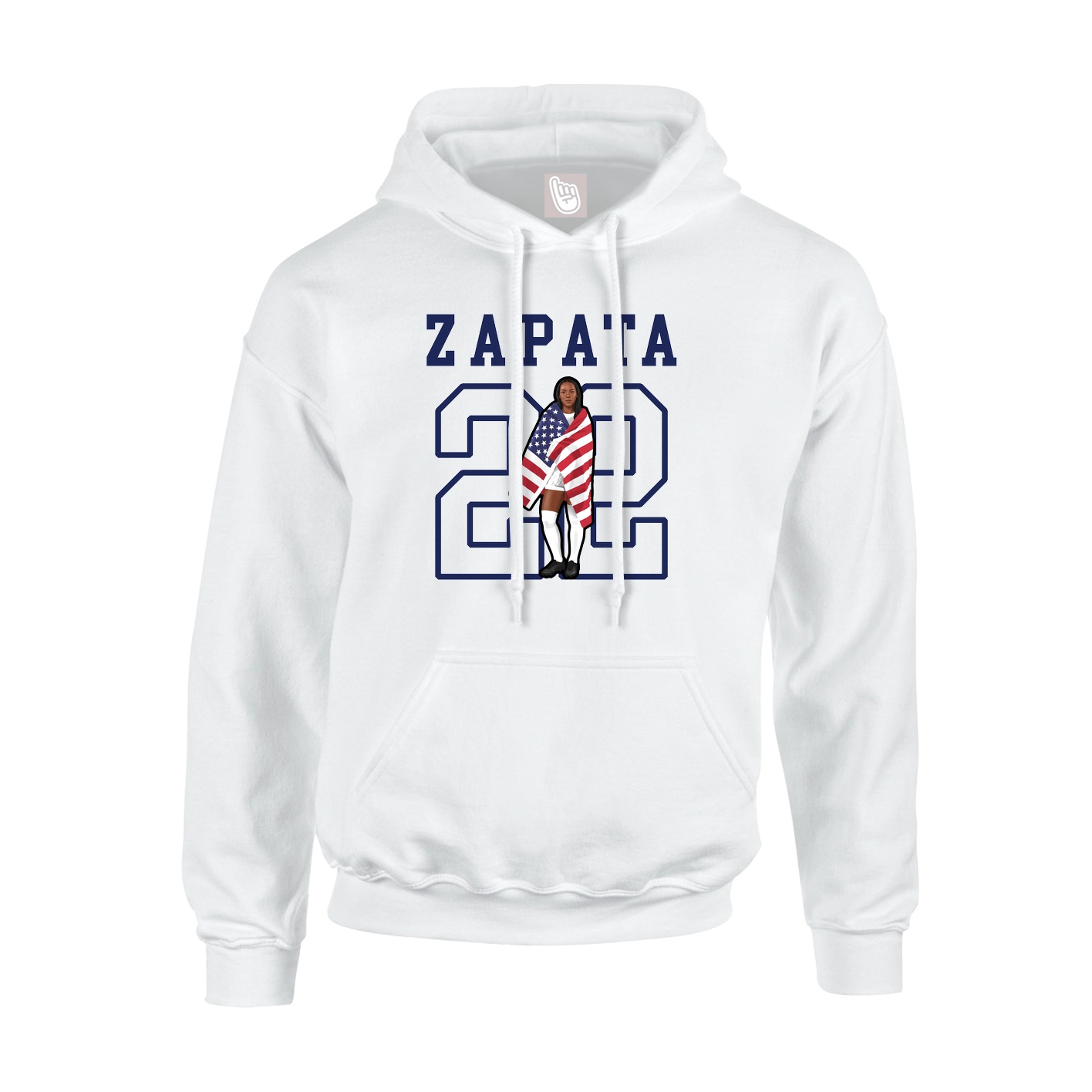 Hoodie — Shirsey in White