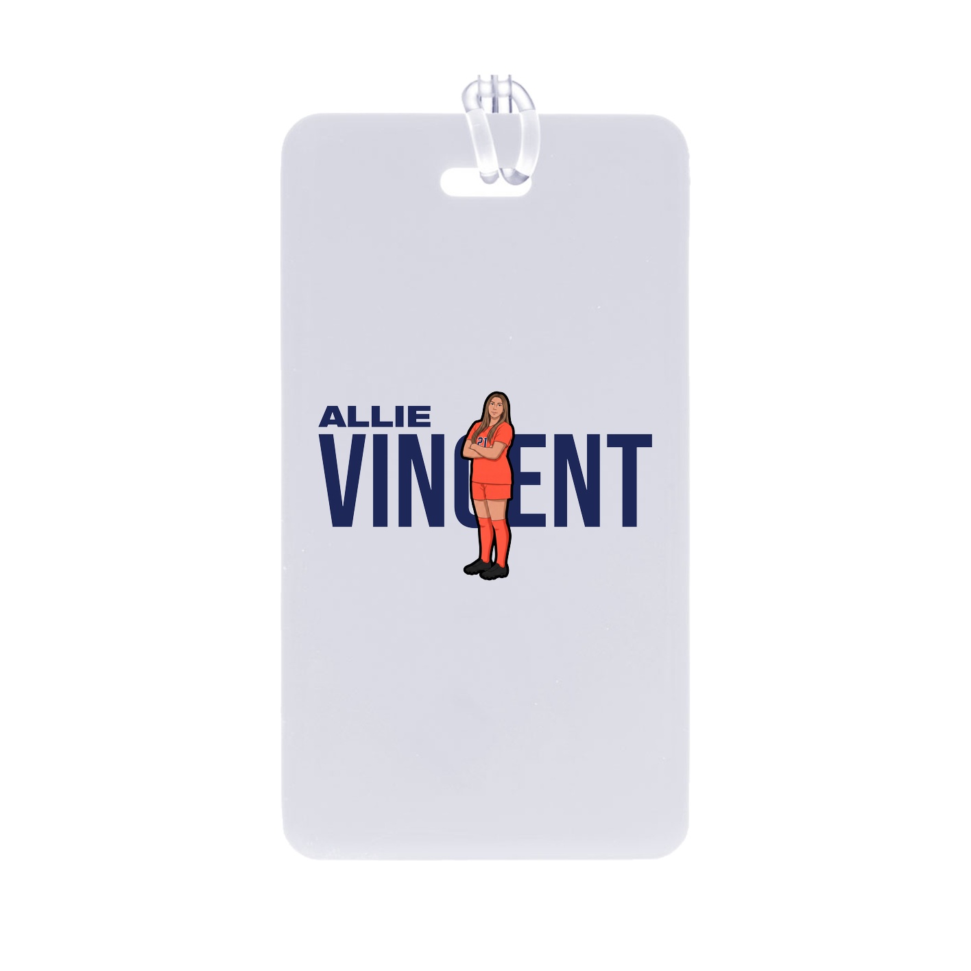 Bag Tag — Player Name in Classic