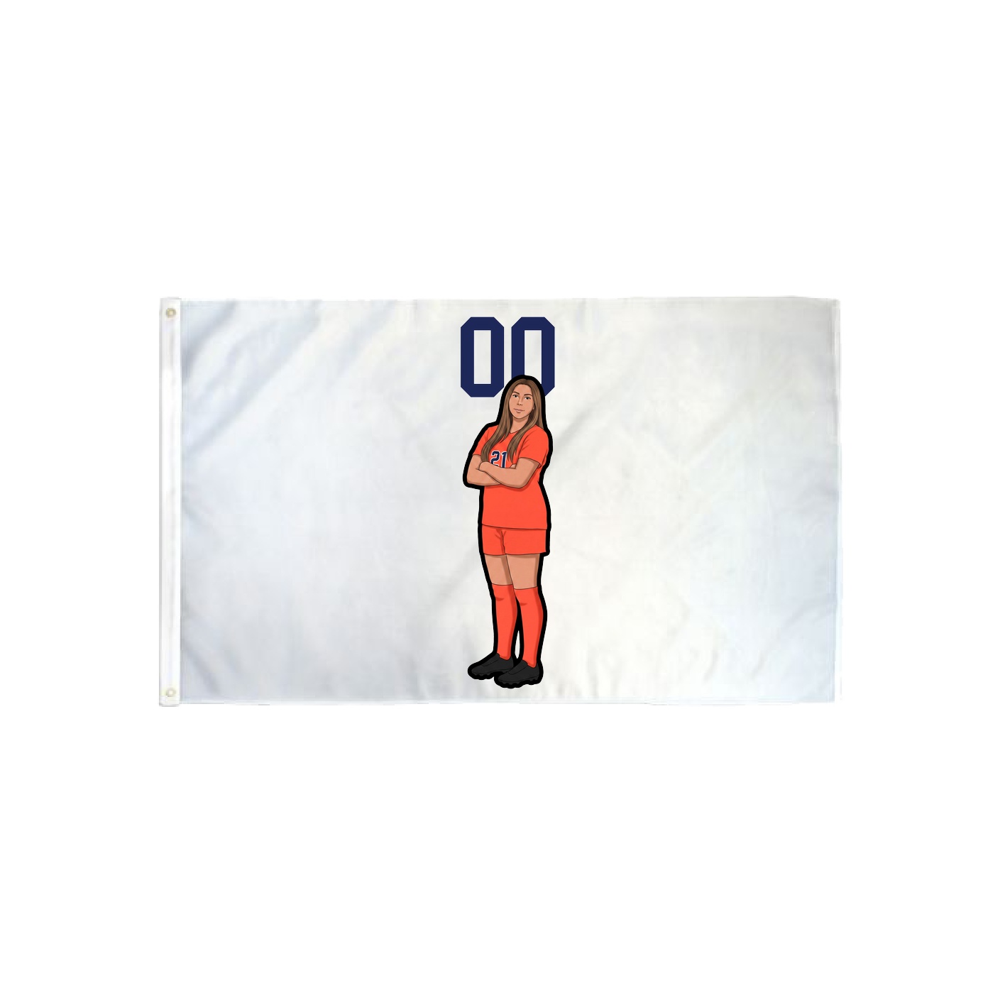 3x5 Flag — Number Top in Classic