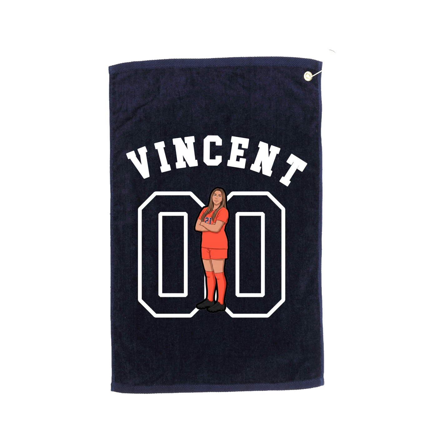 Golf Towel — Shirsey Arch in Navy