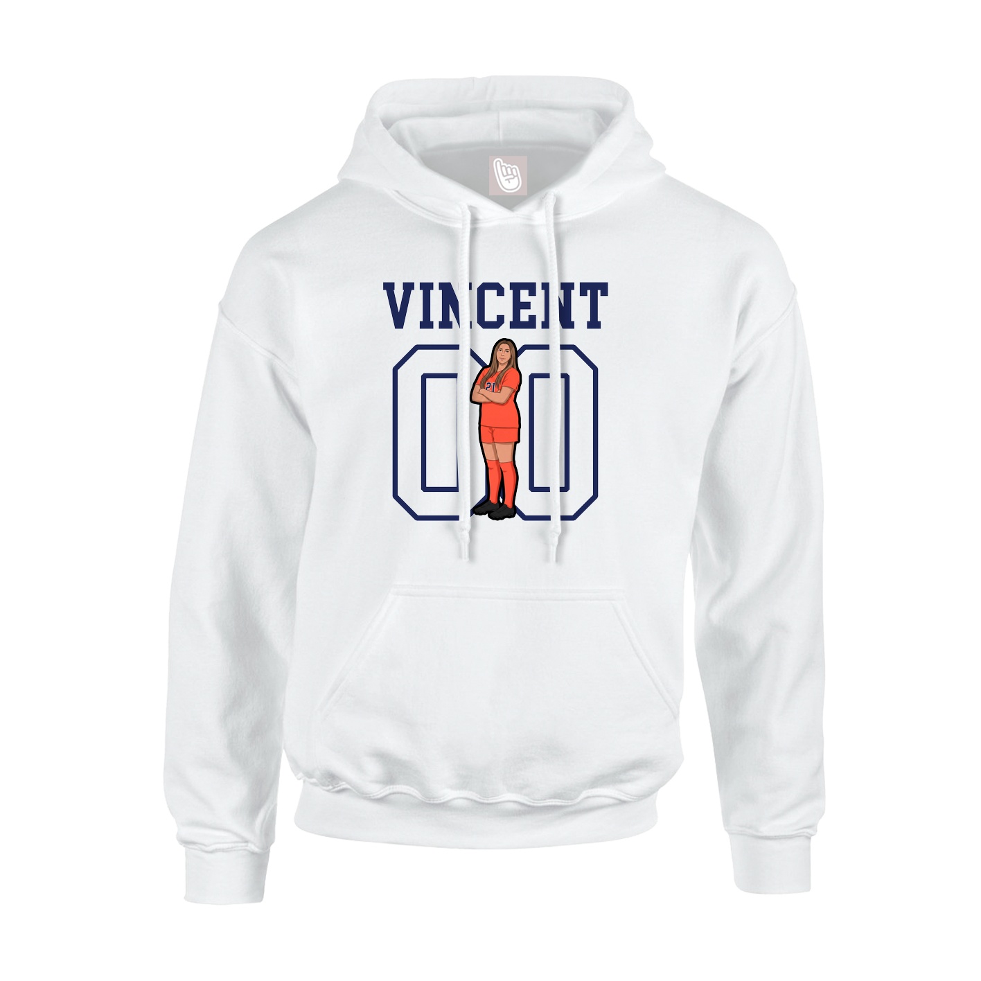 Youth Hoodie — Shirsey in White