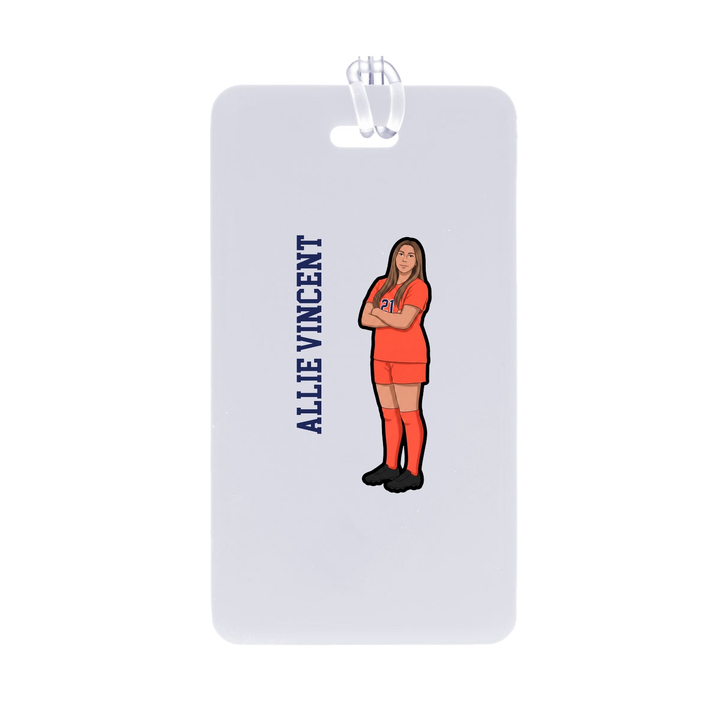 Bag Tag — Name Vertical in Classic