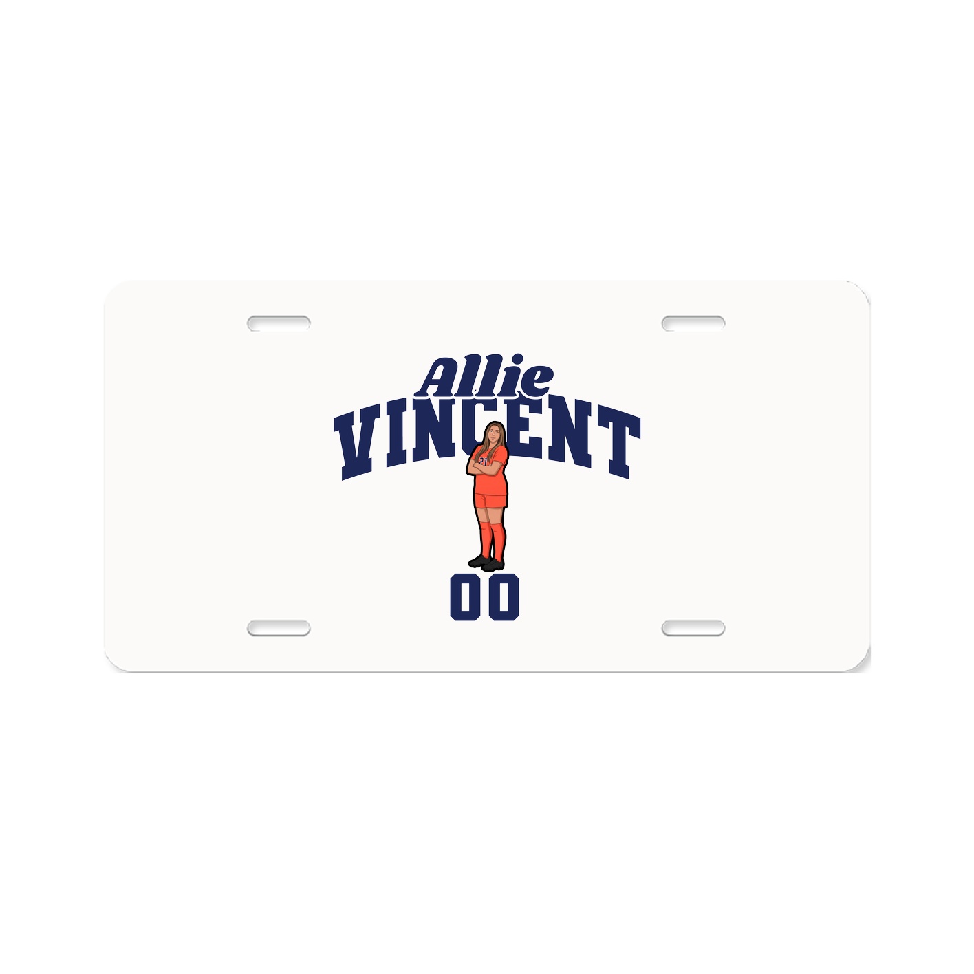License Plate — Signature Arch in Classic