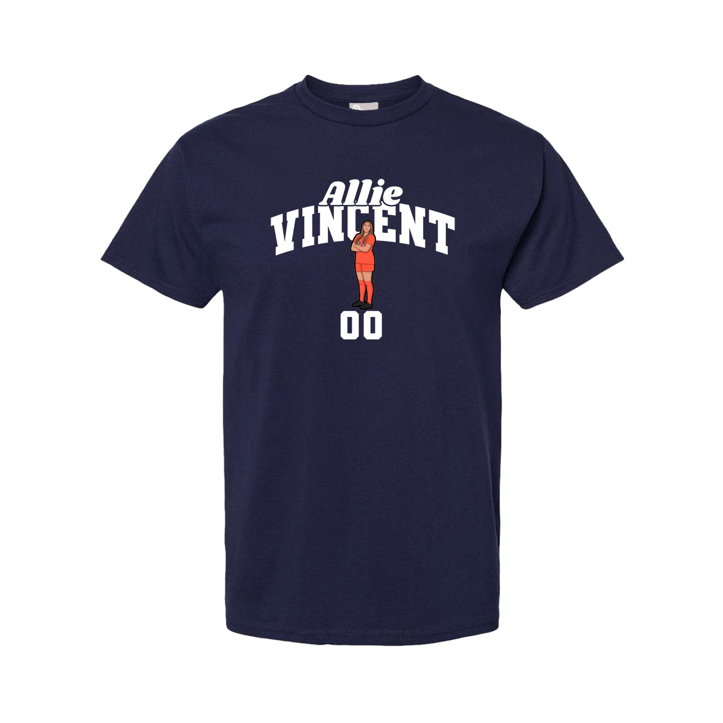 Youth Tee — Signature Arch in Navy