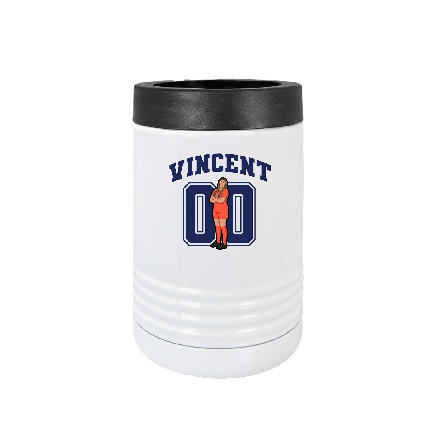 Beverage Holder — Number in White