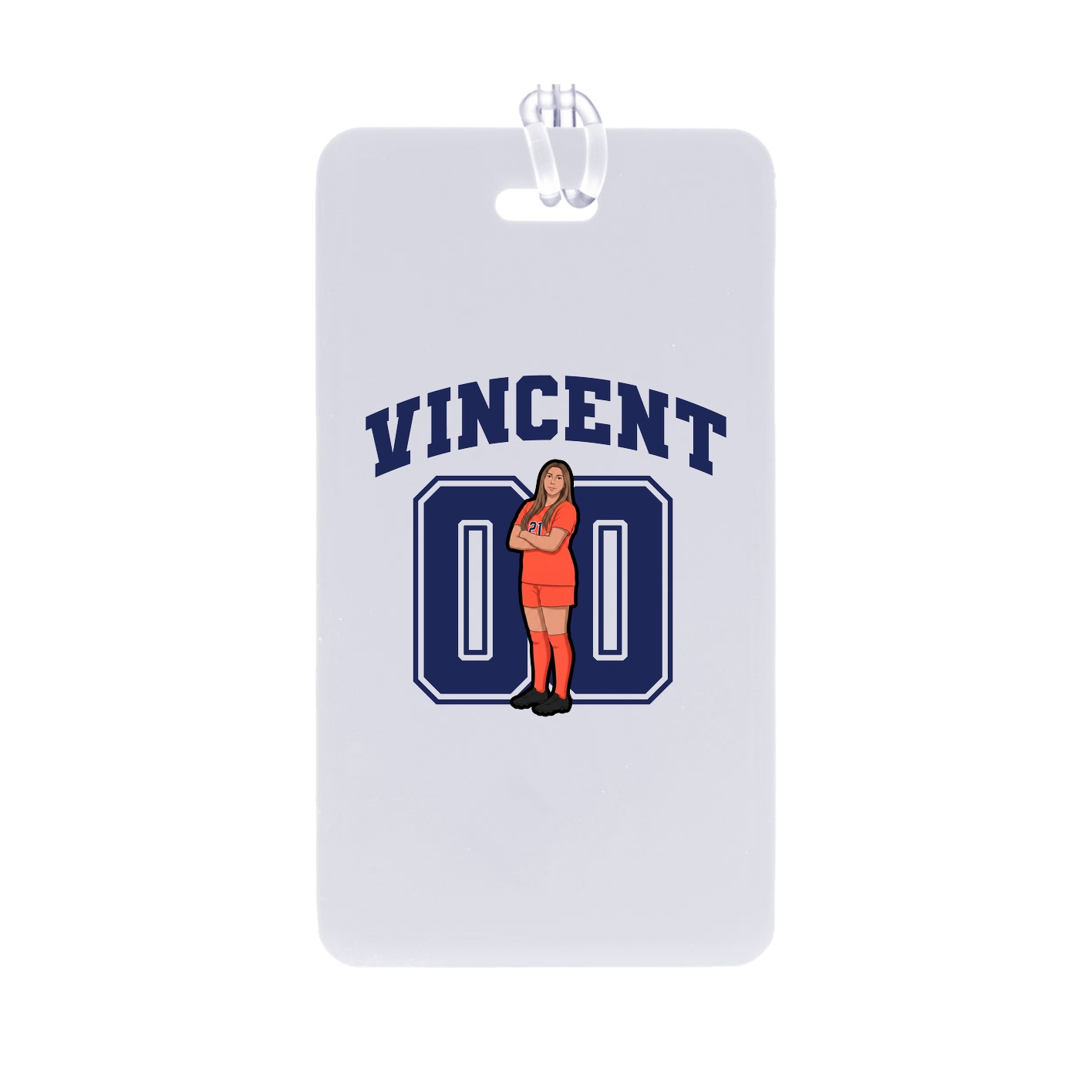 Bag Tag — Number in Classic