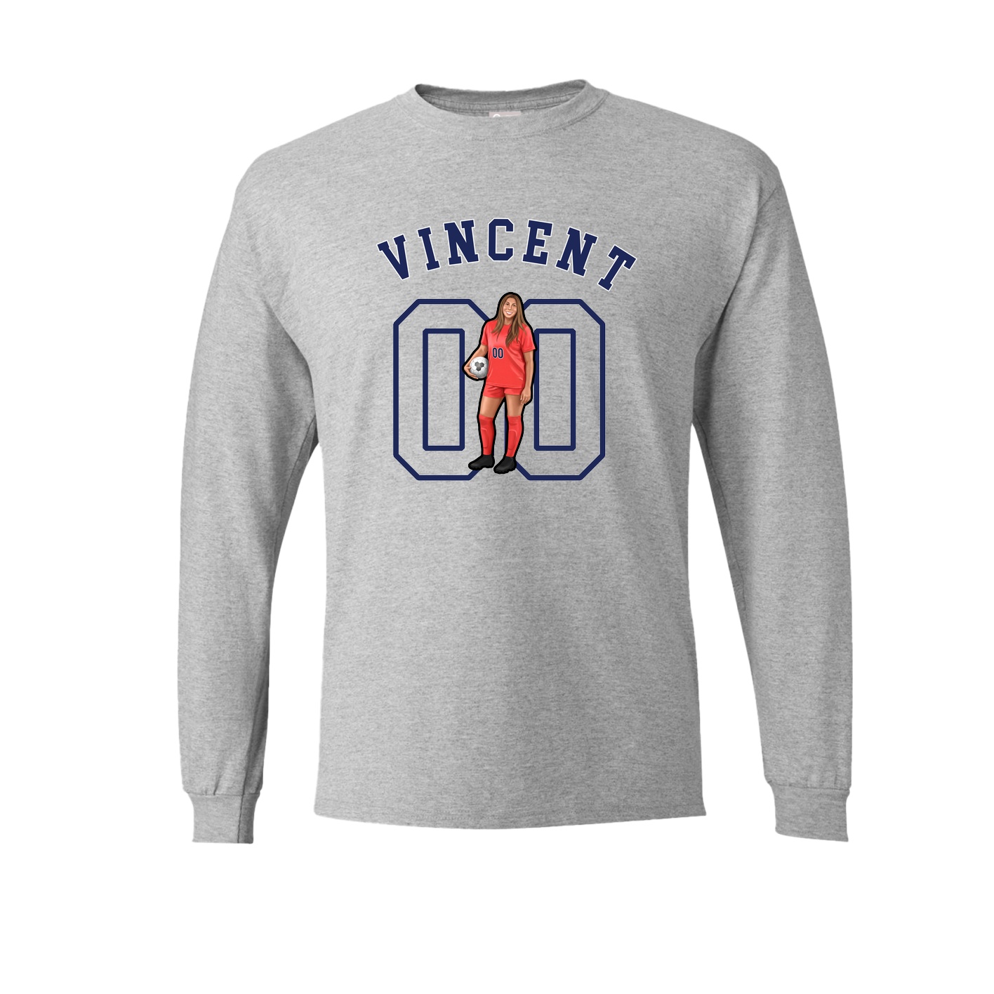 Long Sleeve Tee — Shirsey Arch in Grey