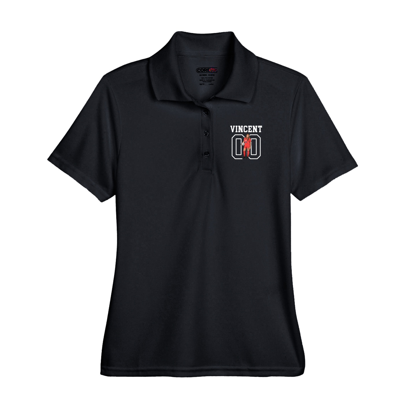 Performance Polo — Shirsey in Black