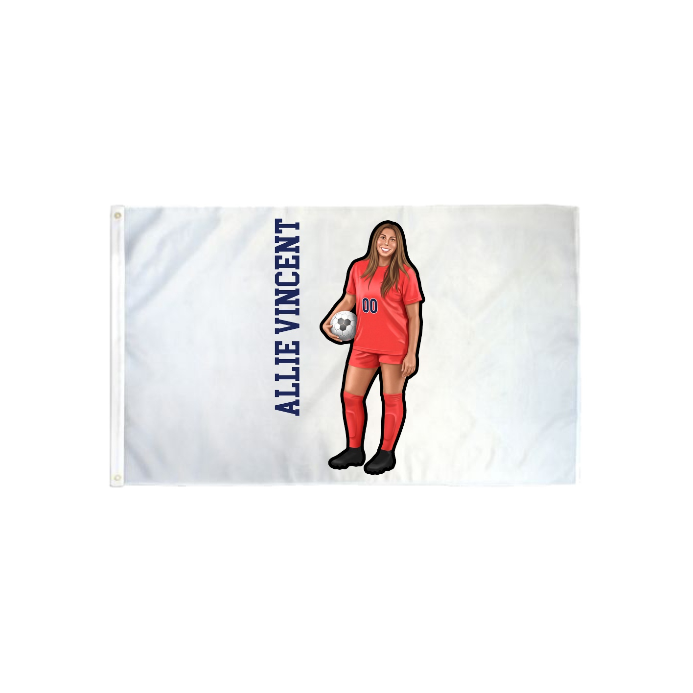 3x5 Flag — Name Vertical in Classic