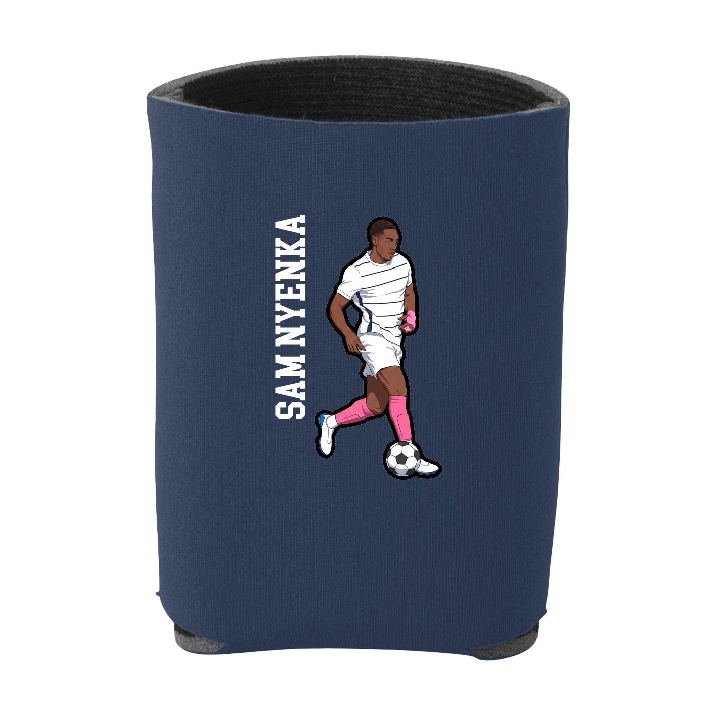 Can Holder — Name Vertical in Navy