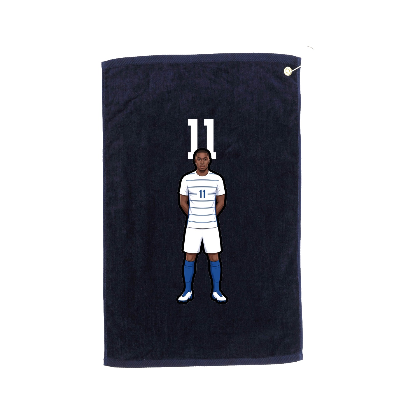 Golf Towel — Number Top in Navy